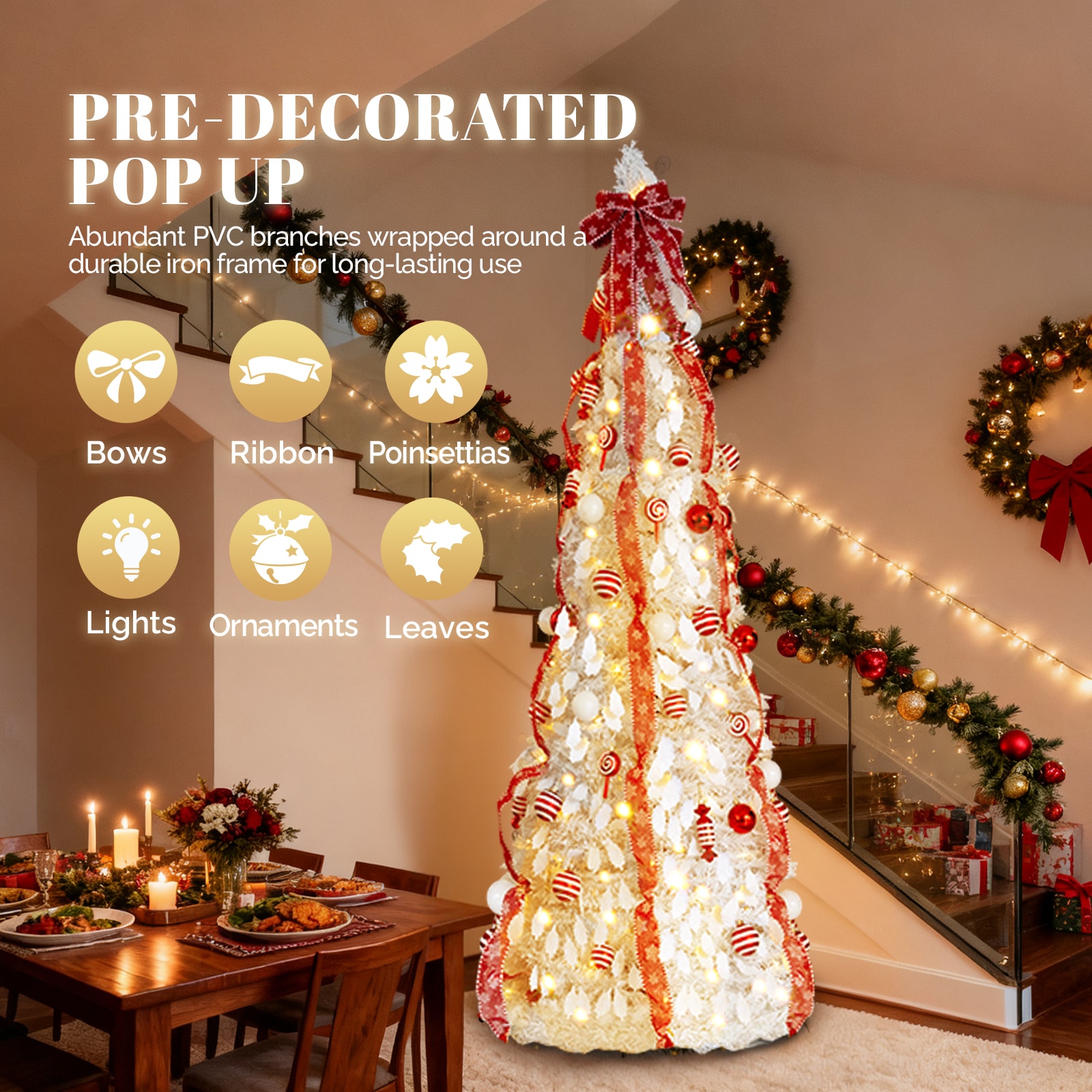 Winado 1-G61000501 Artificial-Christmas-Trees - View #2