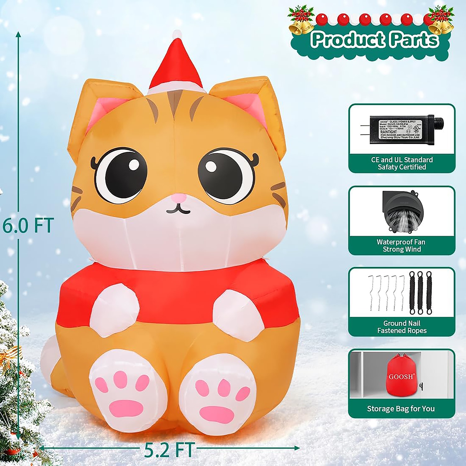 GOOSH DJ-SD-27382 Christmas-Inflatables - View #5