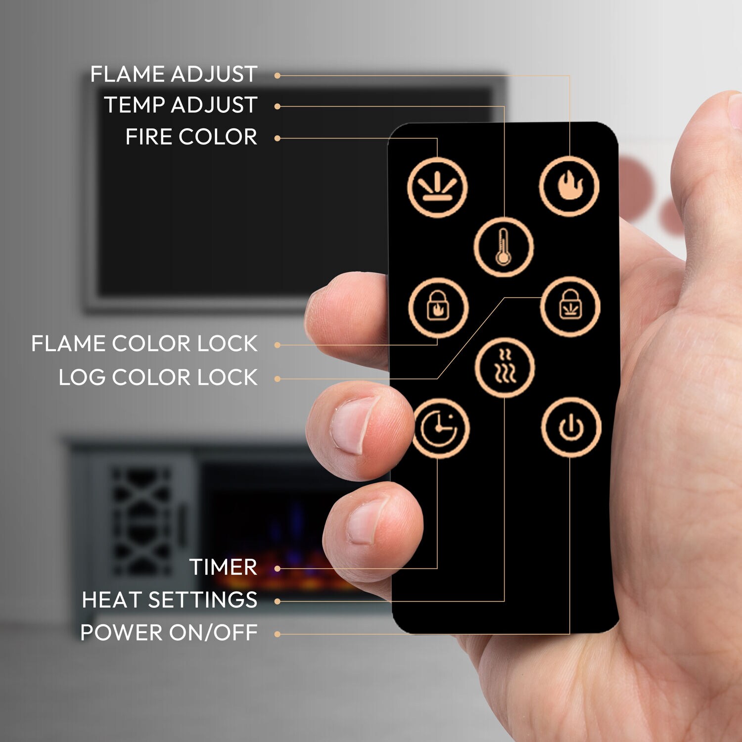 Cambridge CAM5414-1SBLLG3 Electric-Fireplaces - View #5