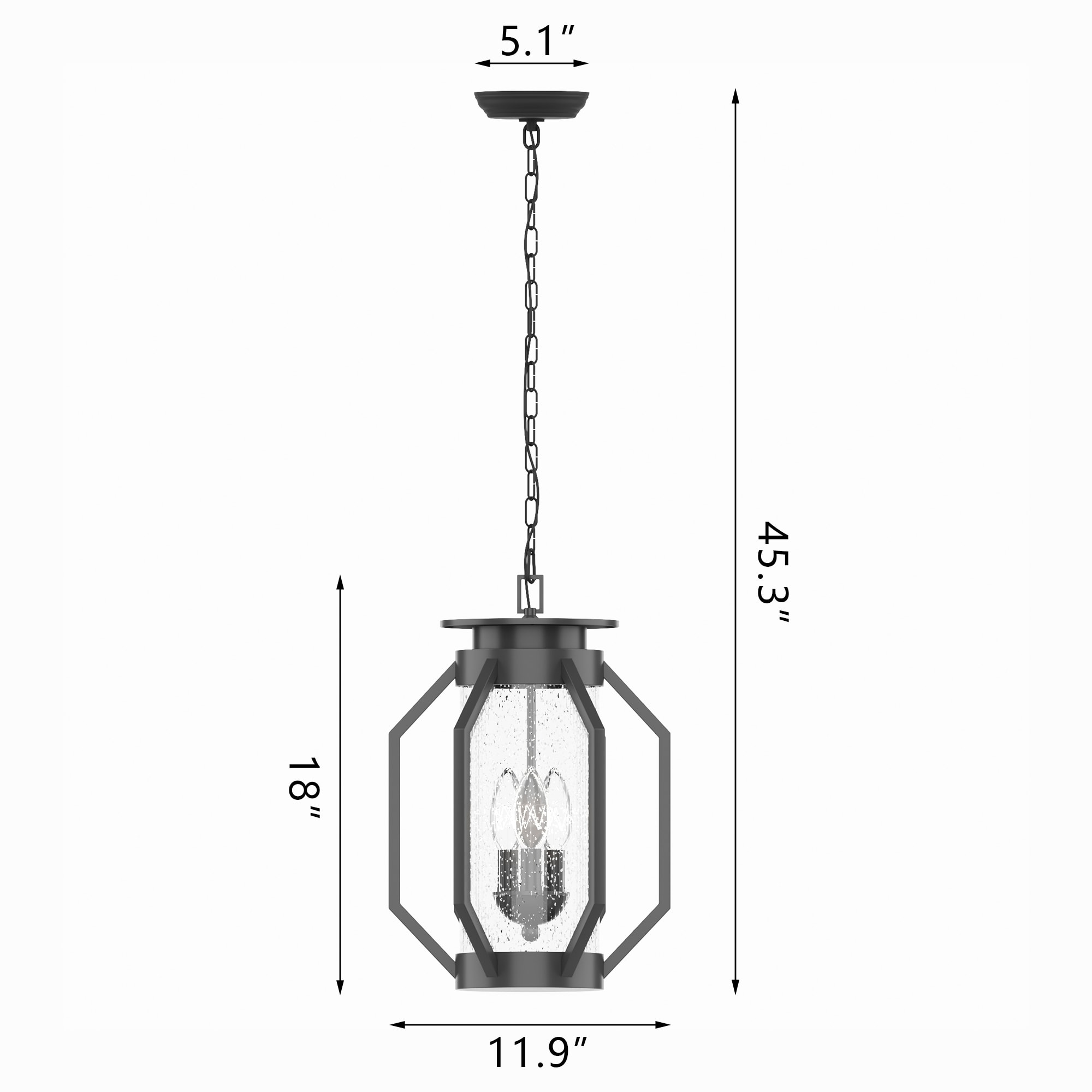 Maxax 7011-3BK Pendant-Lights - View #5