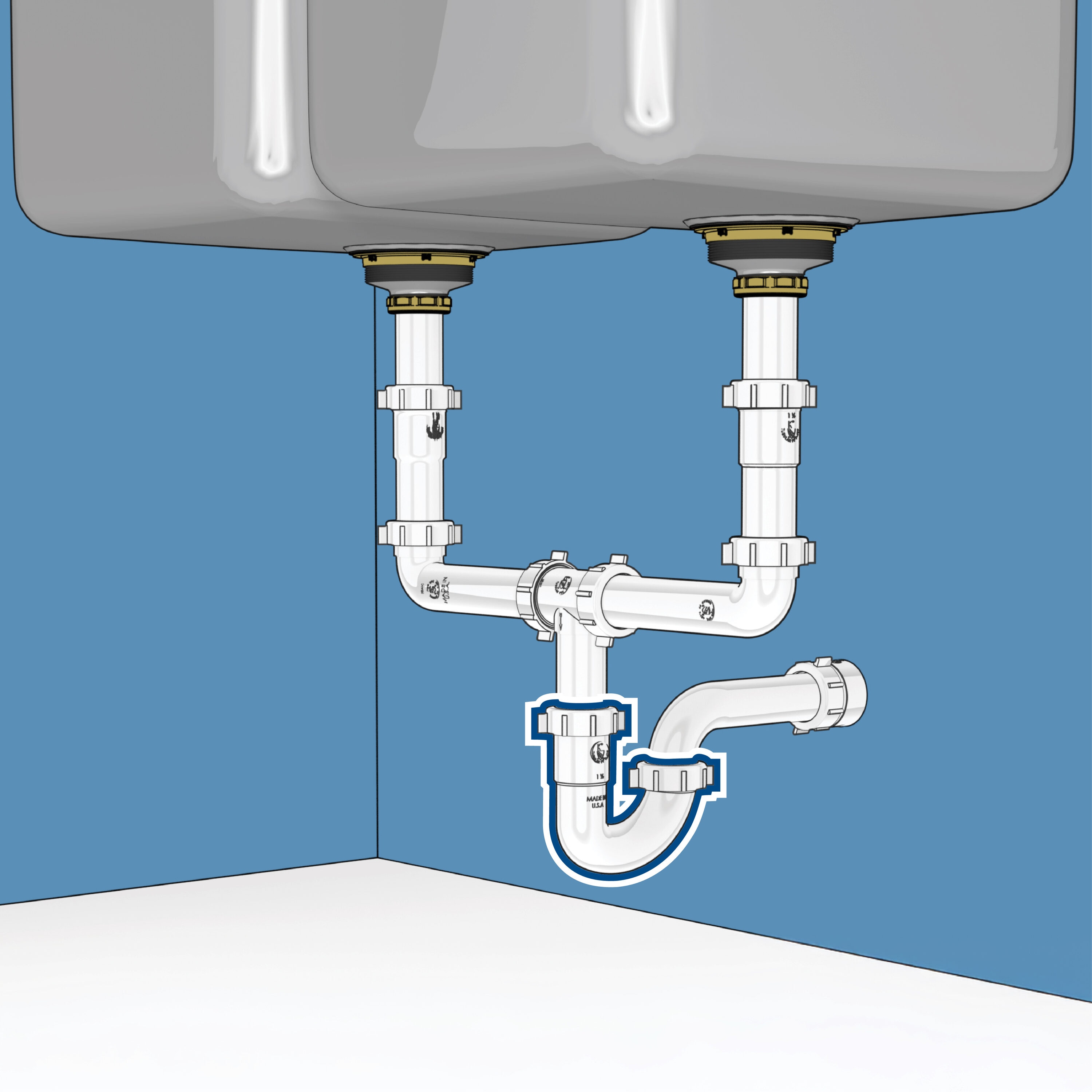 Dearborn 1000000586 Under-Sink-Tubular-Drainage - View #5