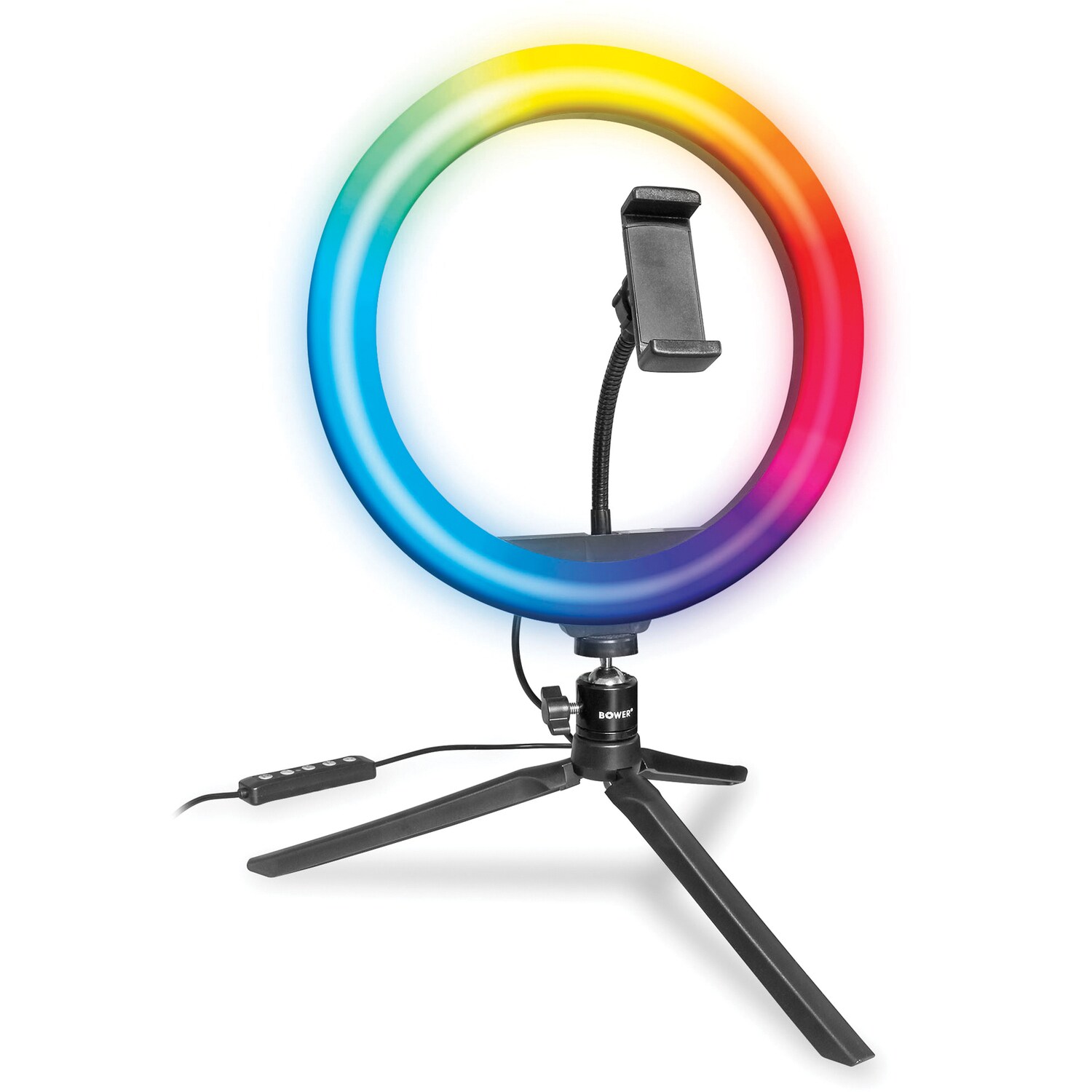Ring Light with Mirror Stand Portable Mini Phone Holder/Tripod/Remote Control 20 