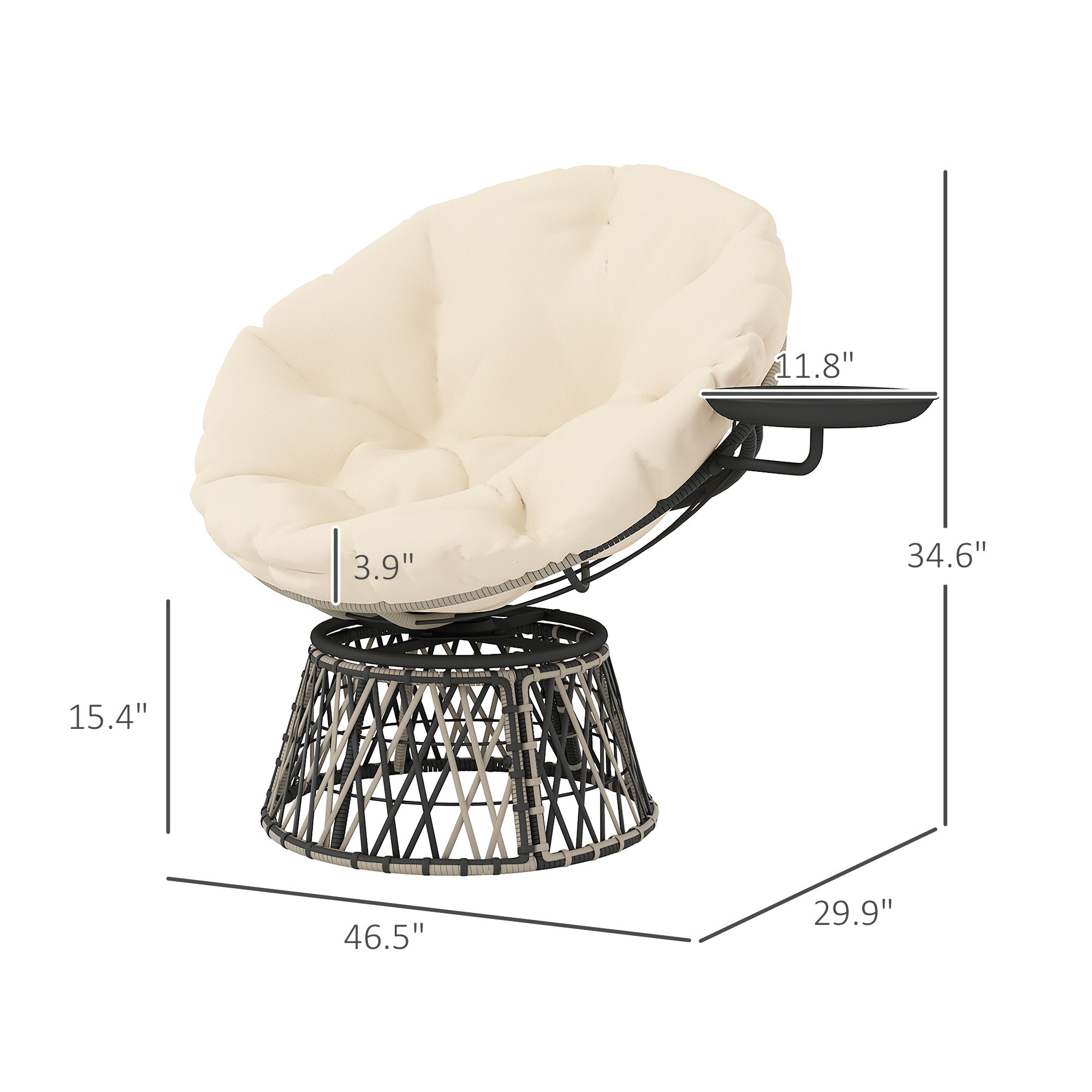 LUXEYARD DS-M-BAC04933 Patio-Chairs - View #7