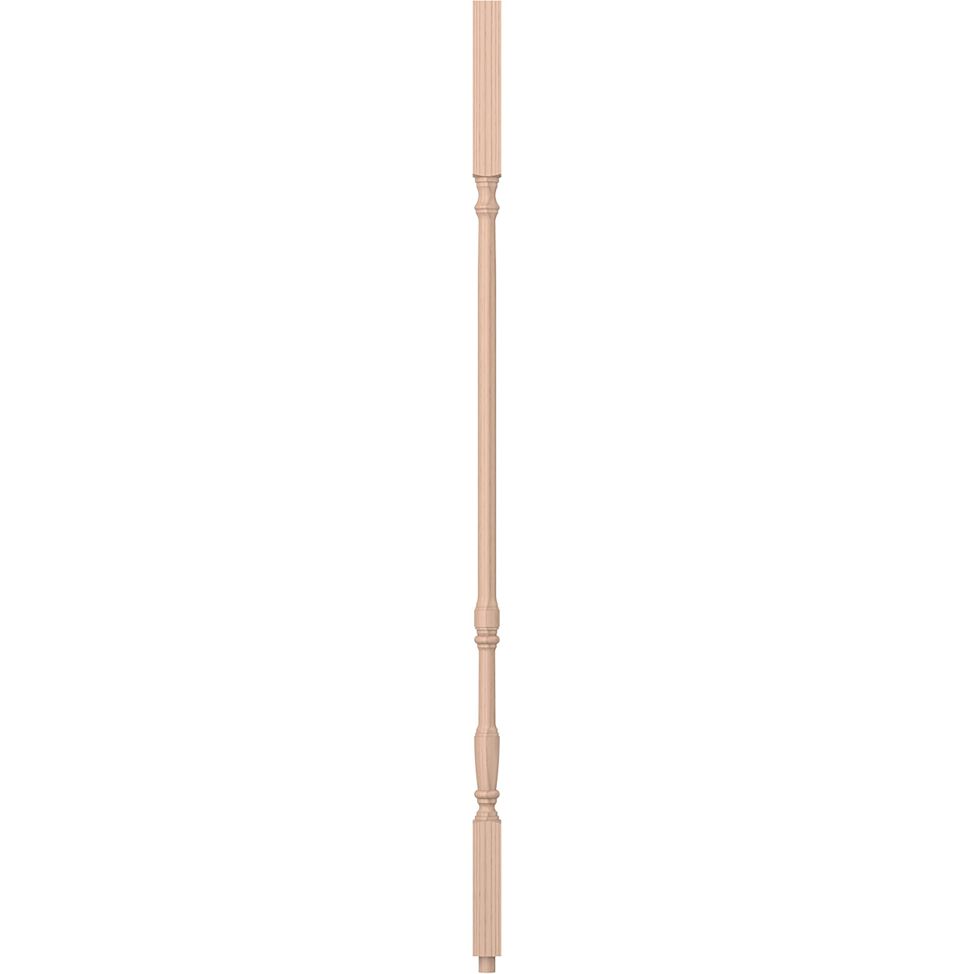 L.J. Smith Stair Systems S-5067-M 42 42-in x 1.25-in Unfinished Maple Square Top Stair Baluster