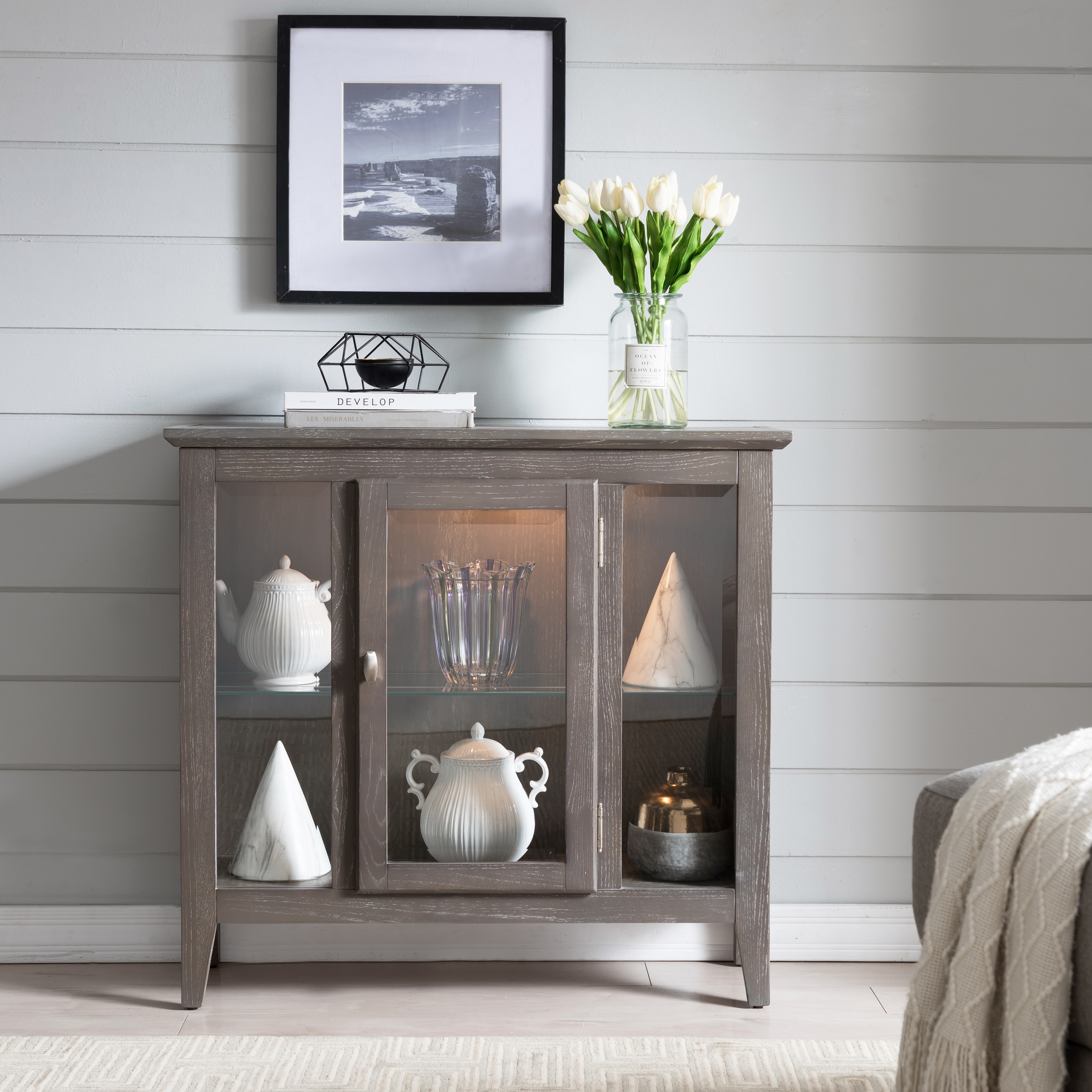 Leick Home 10000-GR Console-Sofa-Tables - View #13