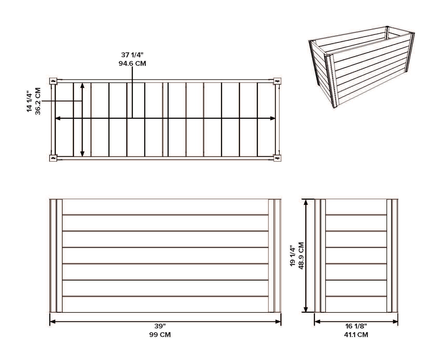 Vita VT17715 Planter-Window-Box - View #15