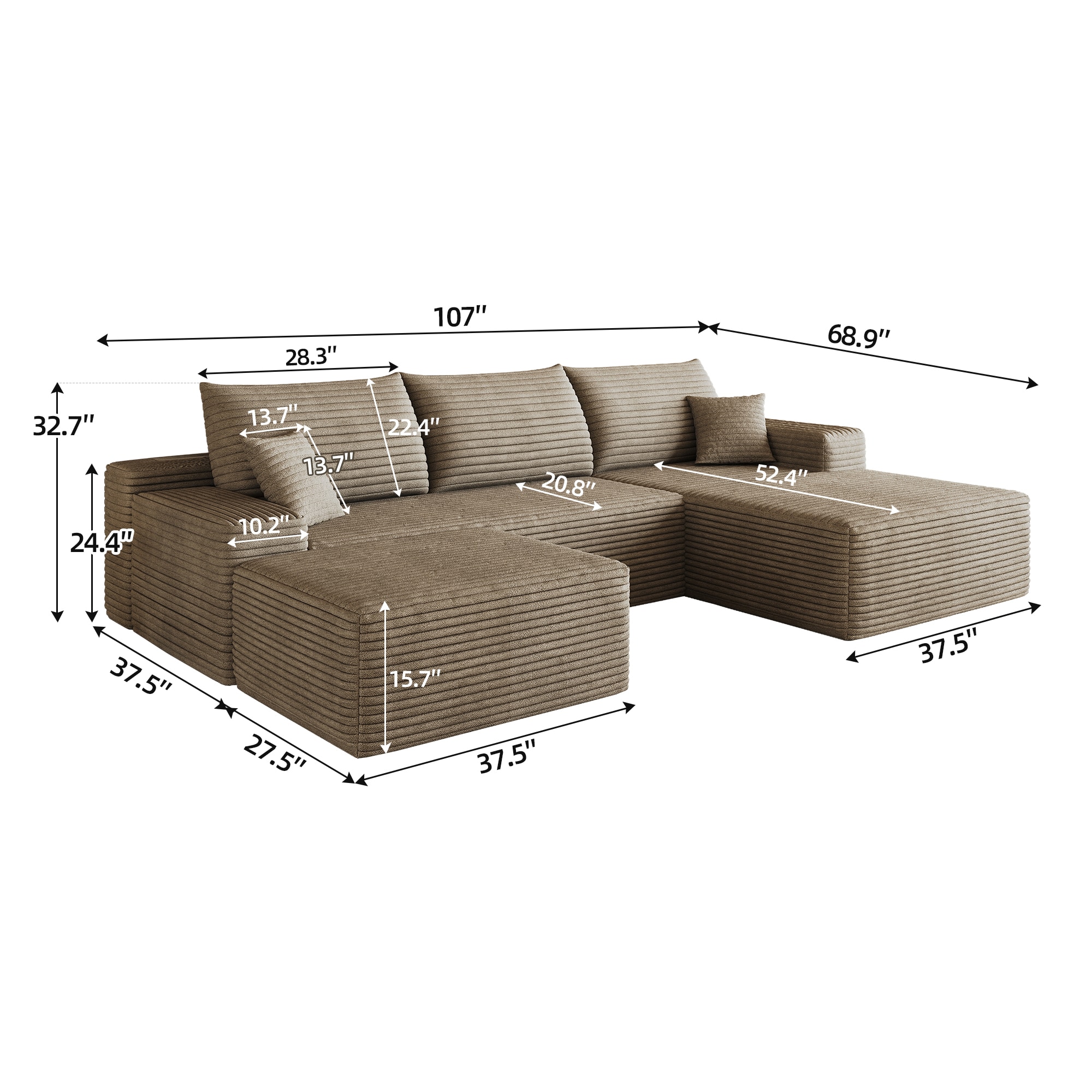 Vynxaria LS0515-W2824S00308 Sofas-Loveseats - View #5