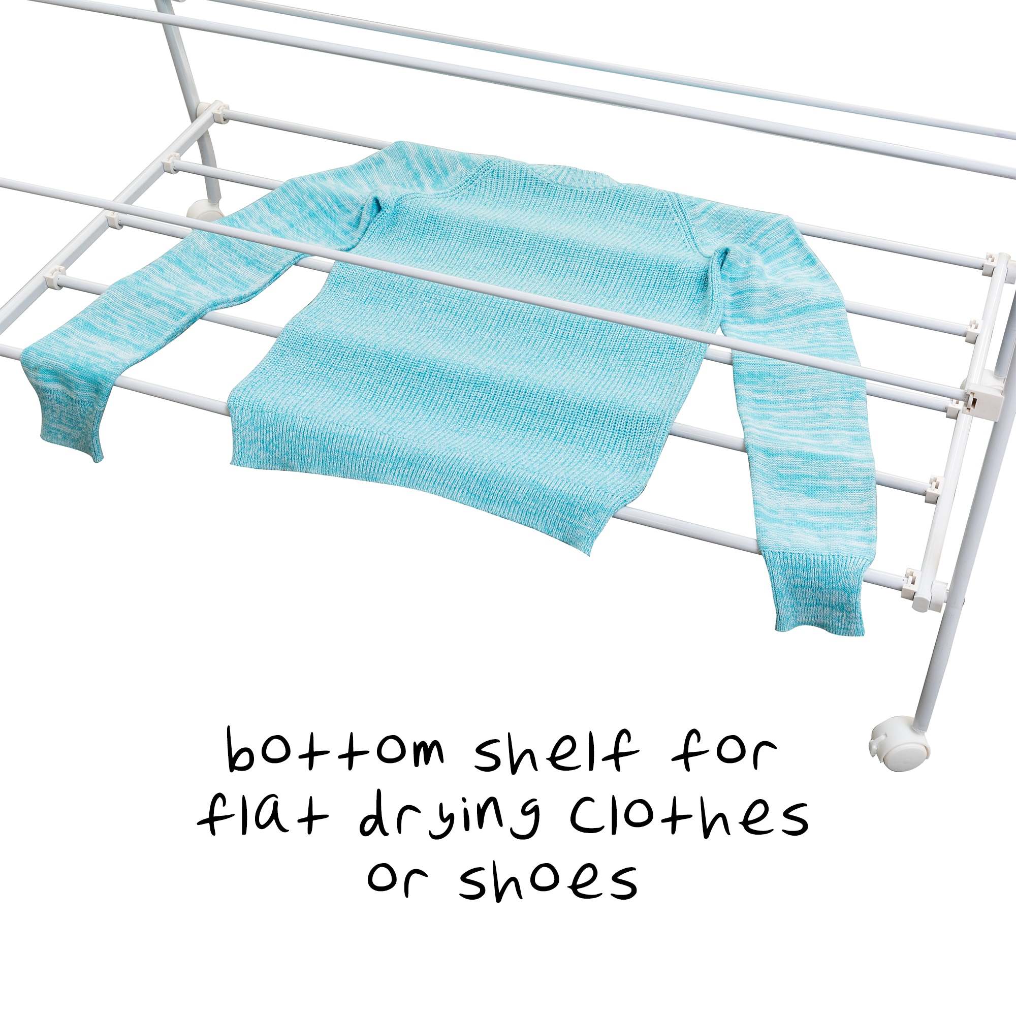 Honey-Can-Do 1-Tier 18.5-in Metal Drying Rack in the Clotheslines & Drying  Racks department at