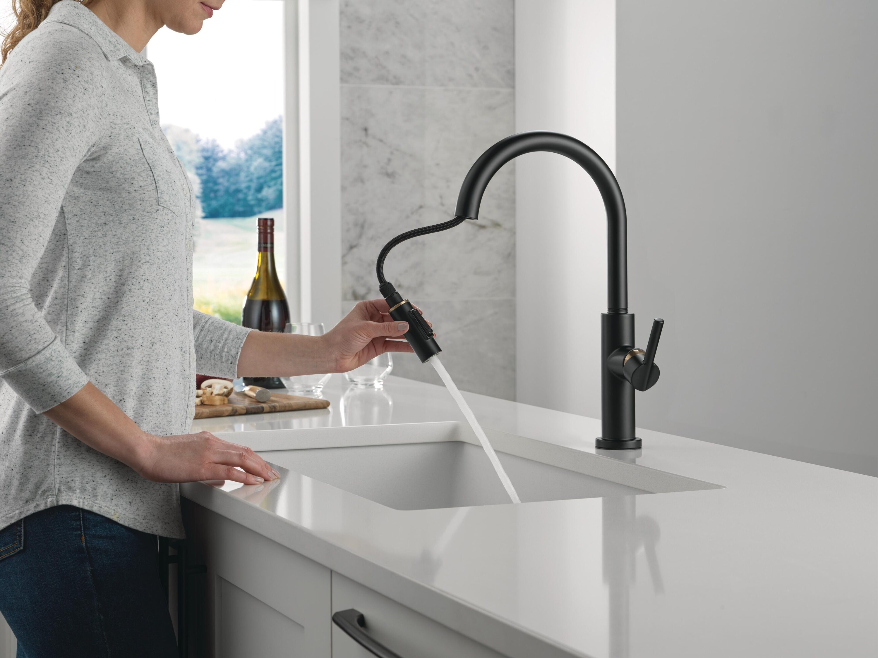 Delta 19867LF-GZ Kitchen-Faucets - View #2