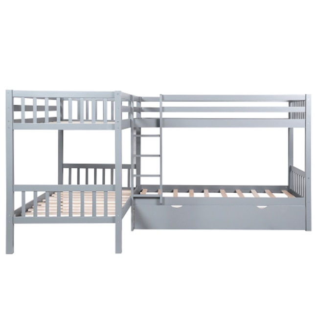 Over Twin Bunk Bed In The Beds, L Shaped Twin Over Bunk Beds