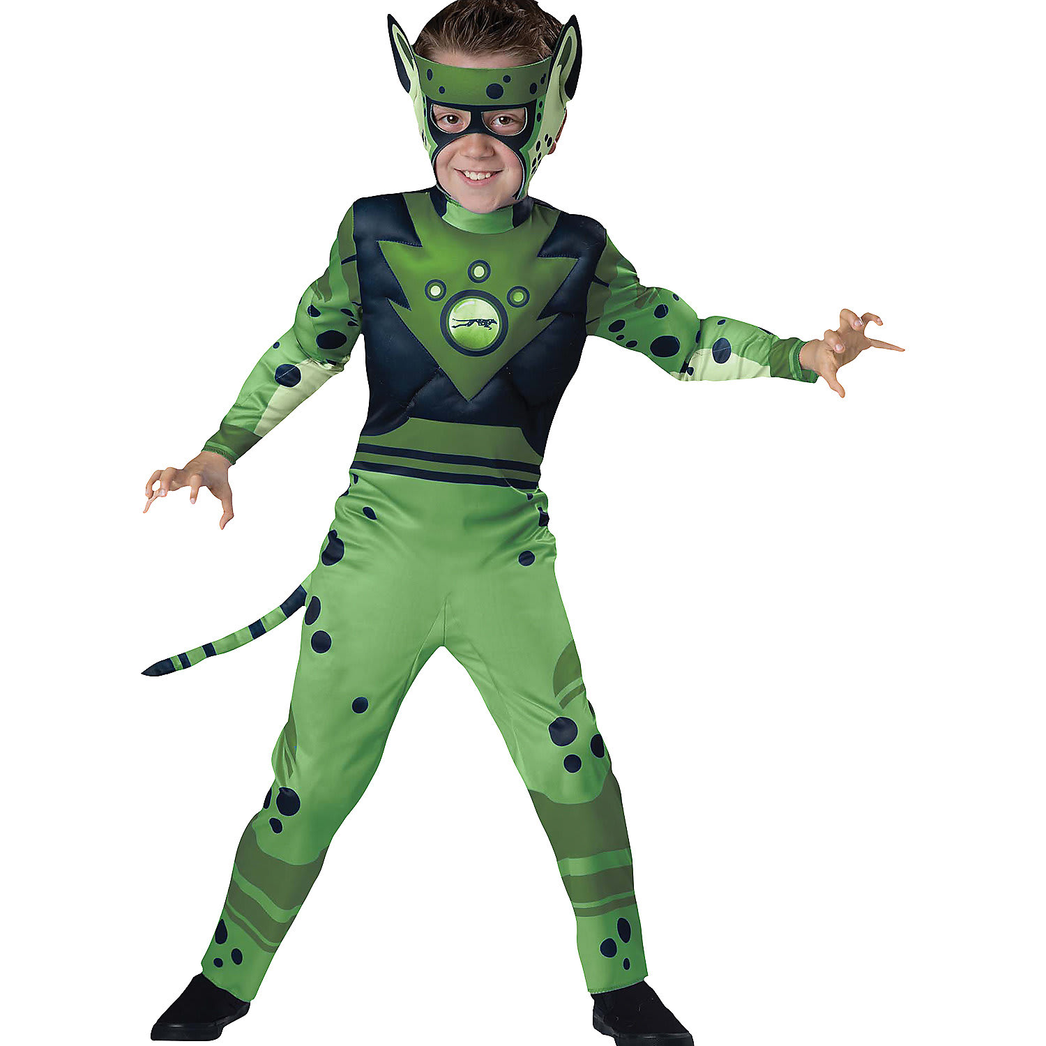 Fun World FWCB1421058 Child Wild Kratts Cheetah - Green