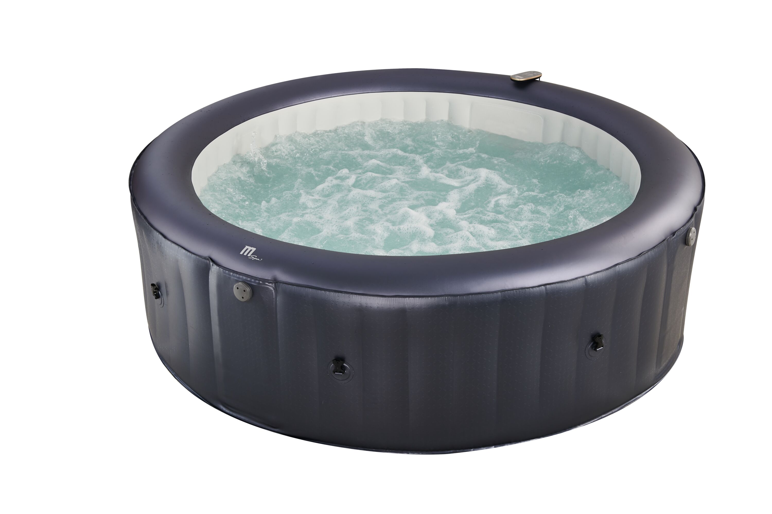 MSpa 71-in x 28-in 4-Person Inflatable Round Hot Tub at Lowes.com