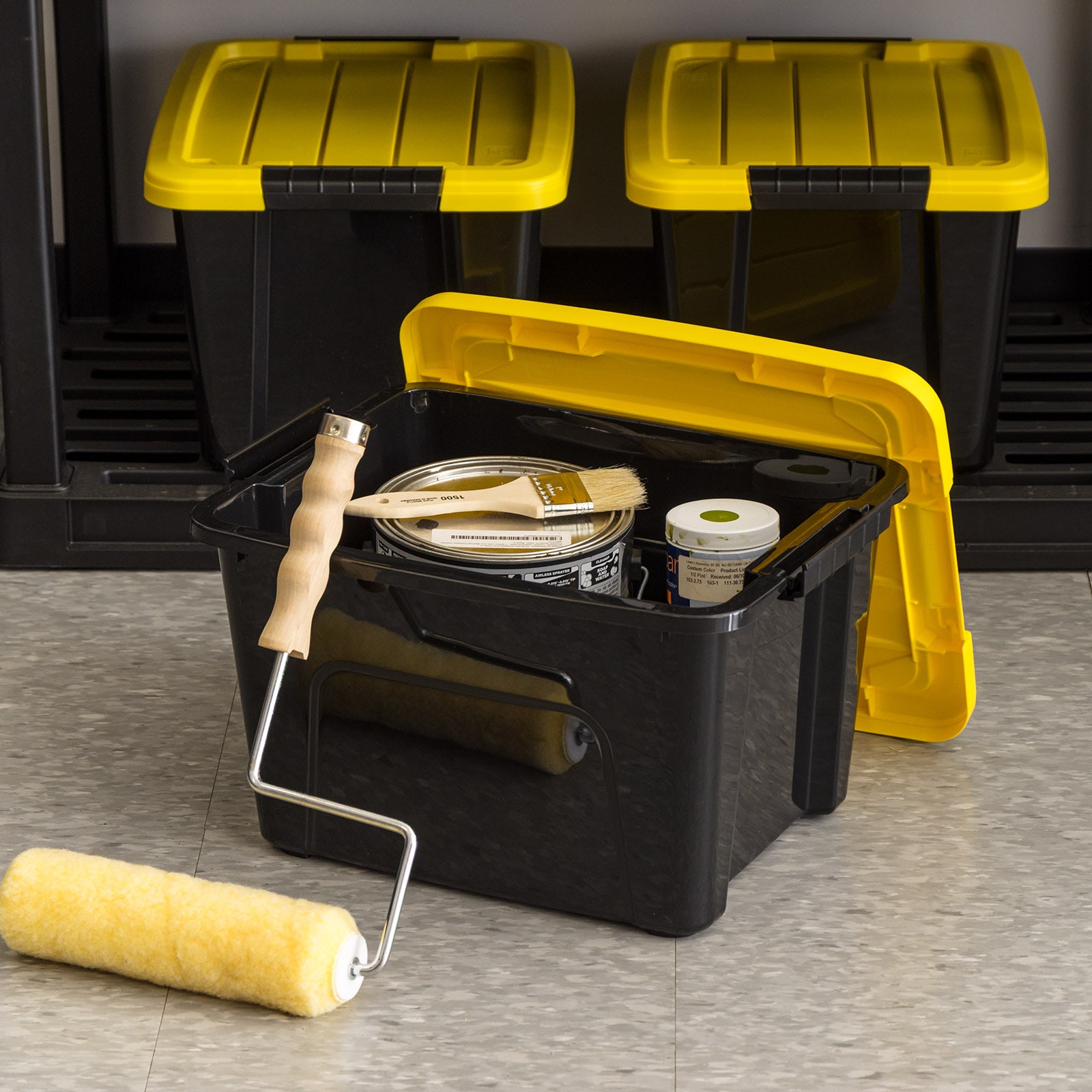 IRIS 500417 Plastic-Storage-Totes - View #4