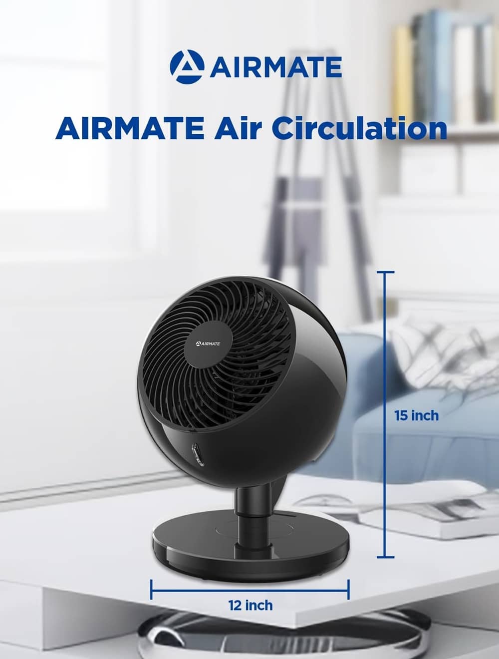 AIRMATE F-2 BLACKFAN AIRMATE m090300 - View #2