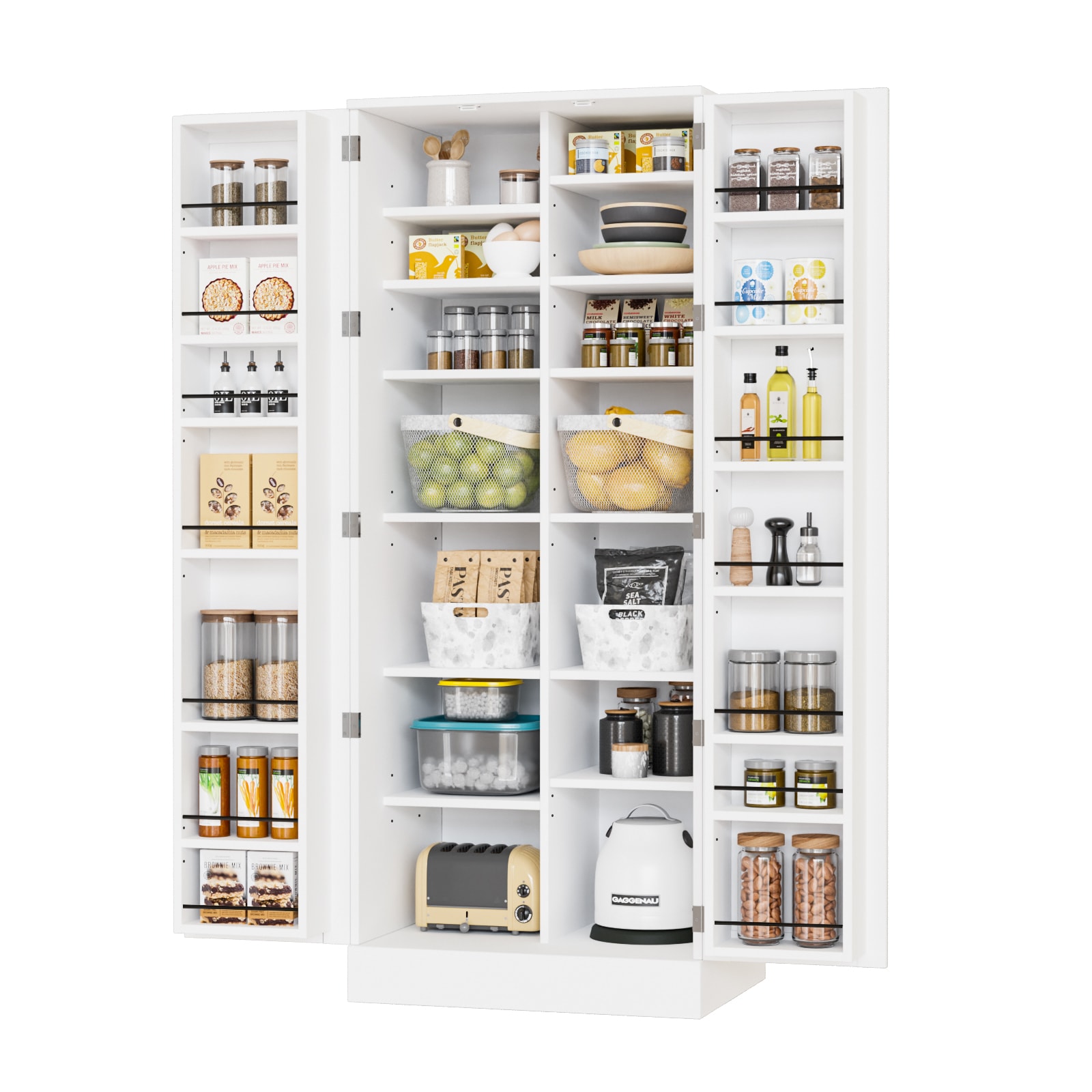 Winado LO1G52003734 Contemporary/Modern White Pantry