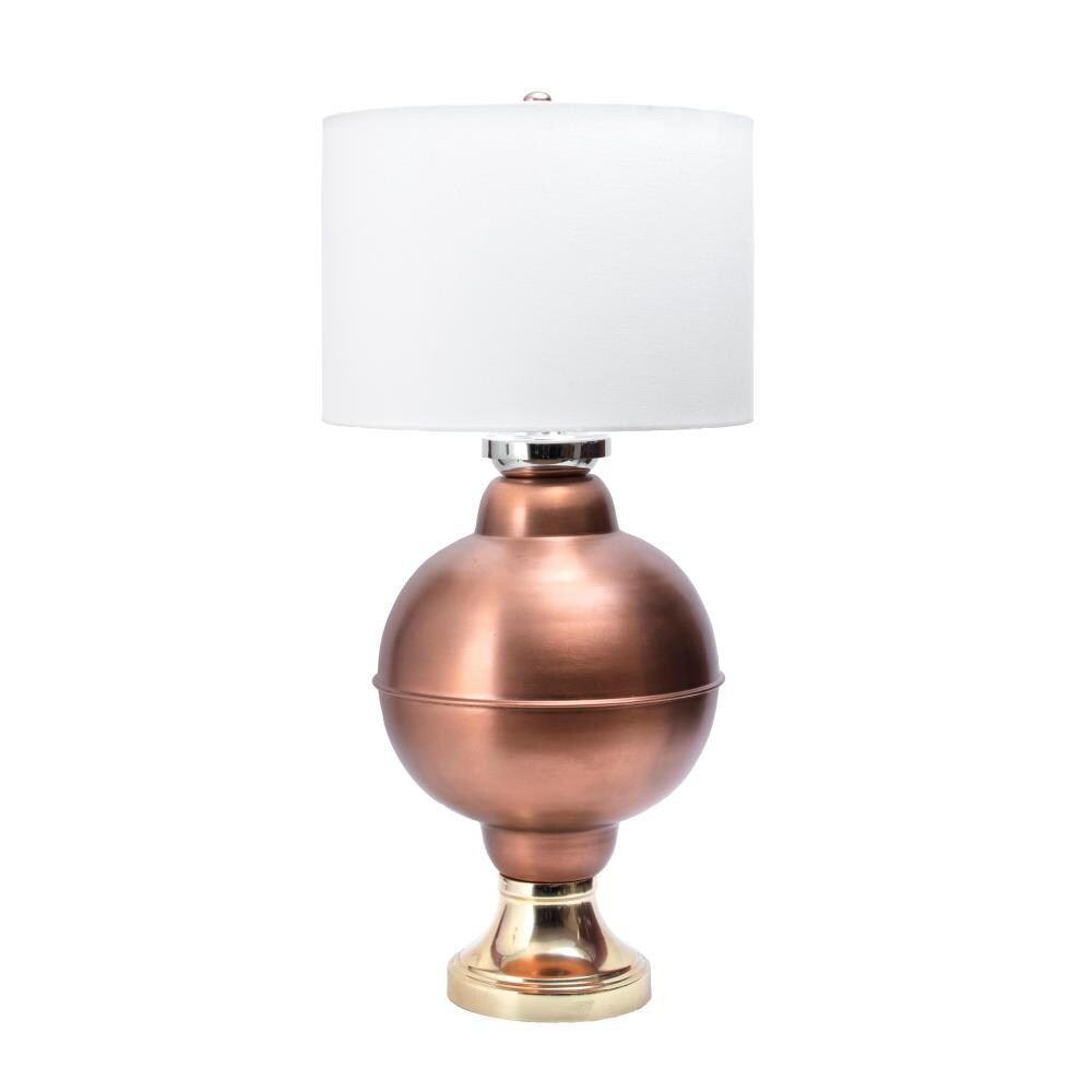 wilko rose gold lamp