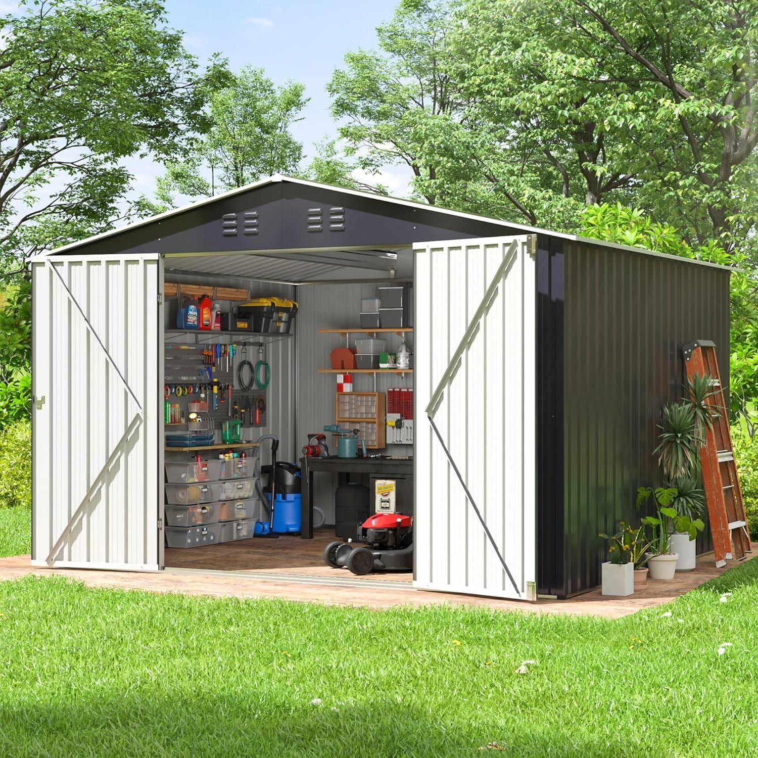 Bayfeve BF-165035-SD Metal-Storage-Buildings-Sheds - View #2