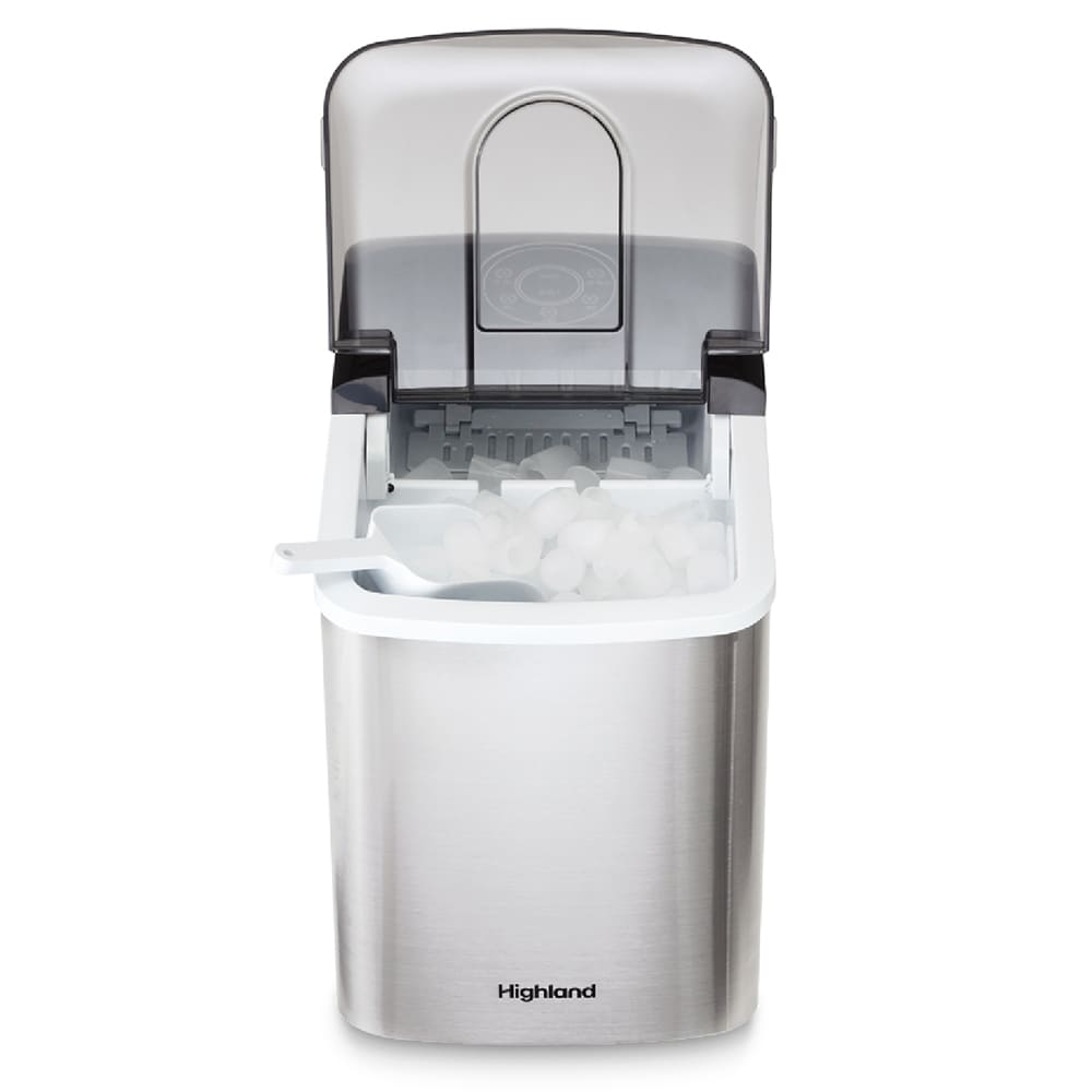 LITBOOS Countertop Ice Maker 26Lbs 24H Stainless Steel Ice Machine