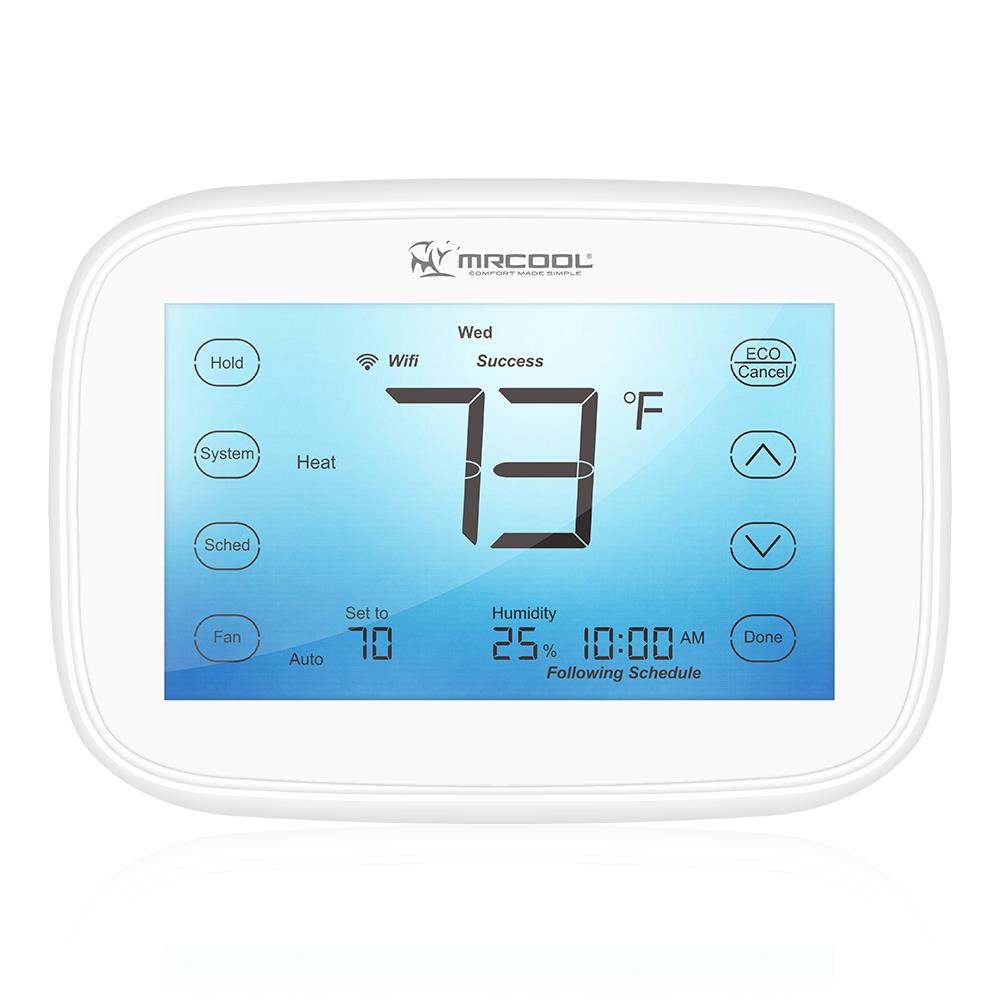 MRCOOL Universal programmable thermostat 7-day Touch Screen ...