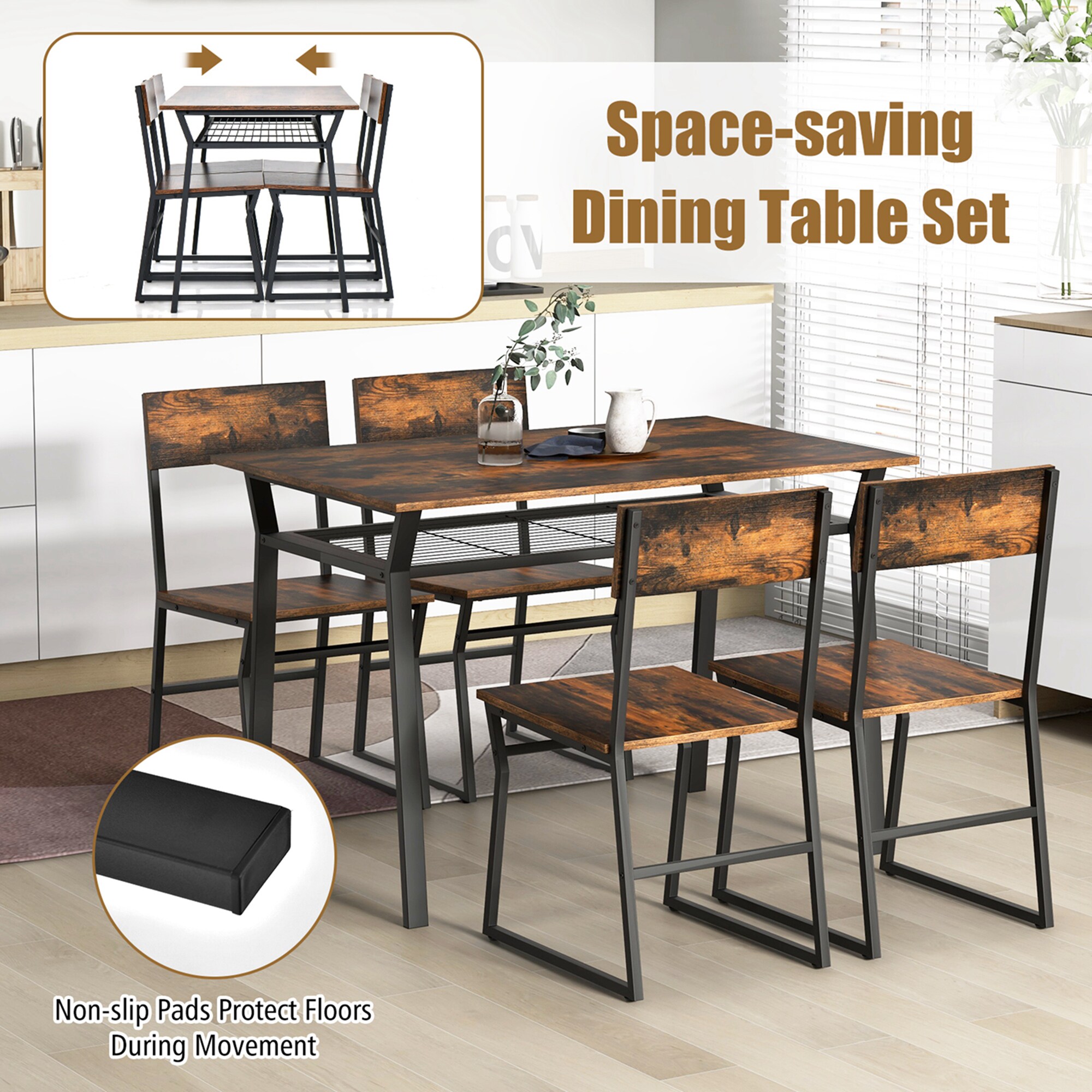 Costway HCST00221 Patio-Dining-Sets - View #4