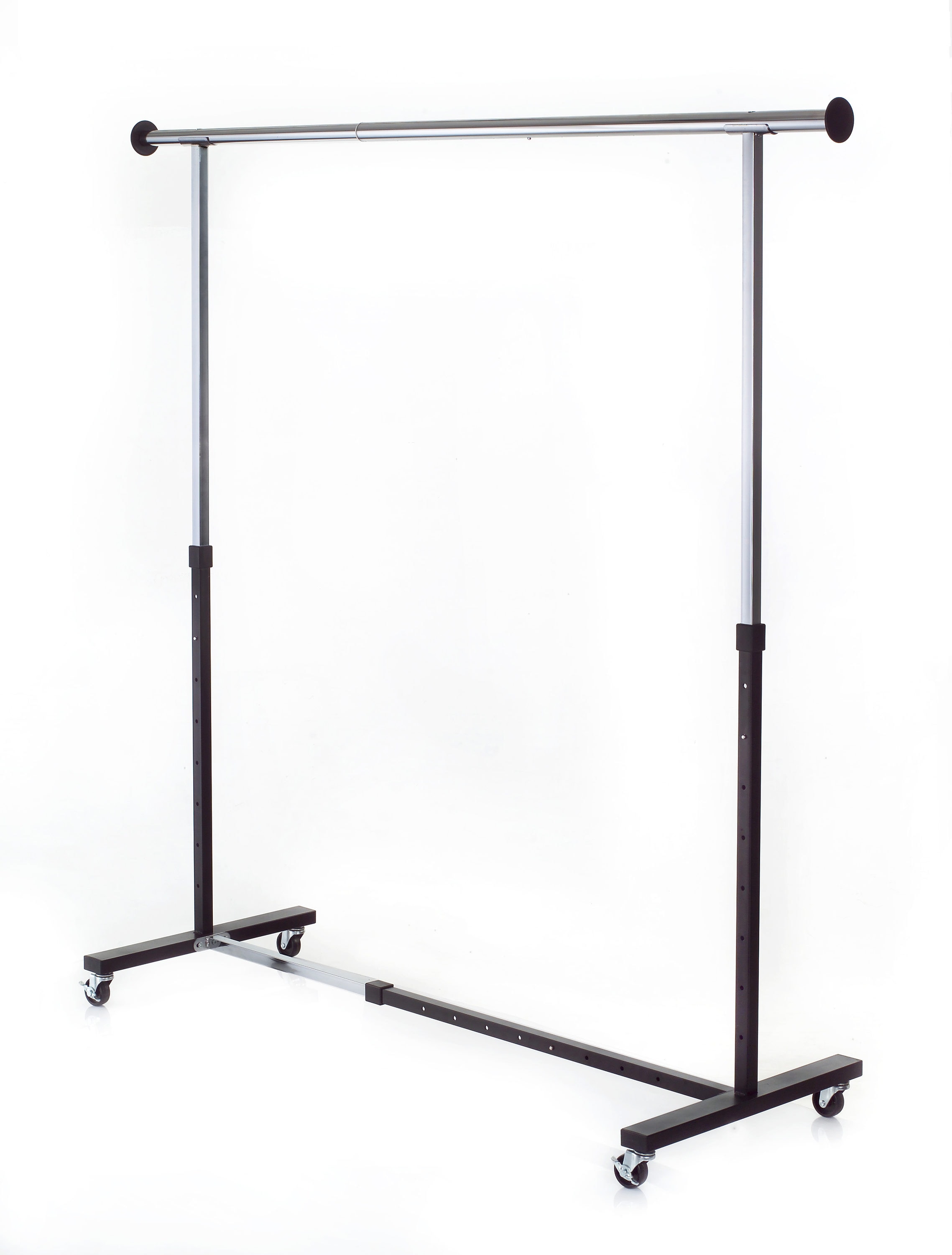 Style Selections Chrome Steel Rolling Clothing Rack