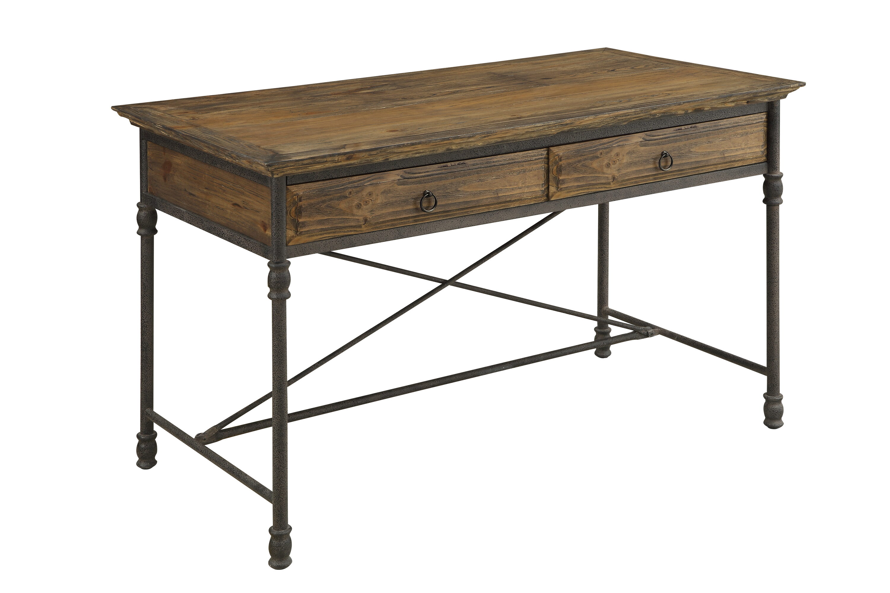 Coast to Coast 61627 Corbin 54-in Brown Pine Writing Desk