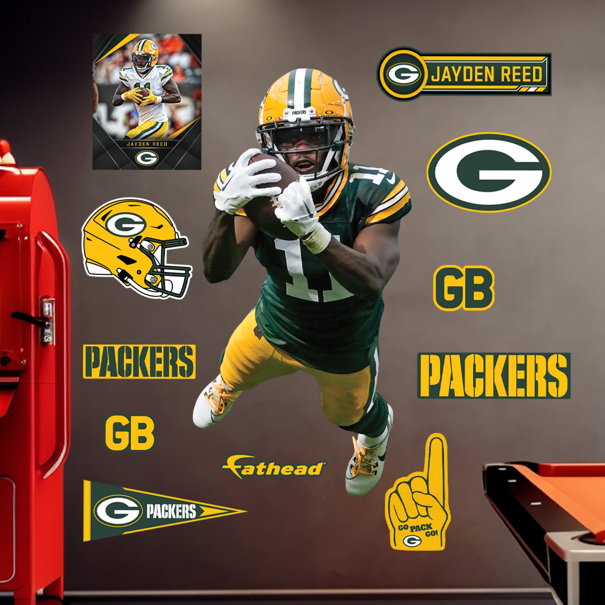 Fathead 1900-04341-001 32-Inches W x 50-Inches H Self-adhesive Multiple colors/finishes Sports Wall Decal