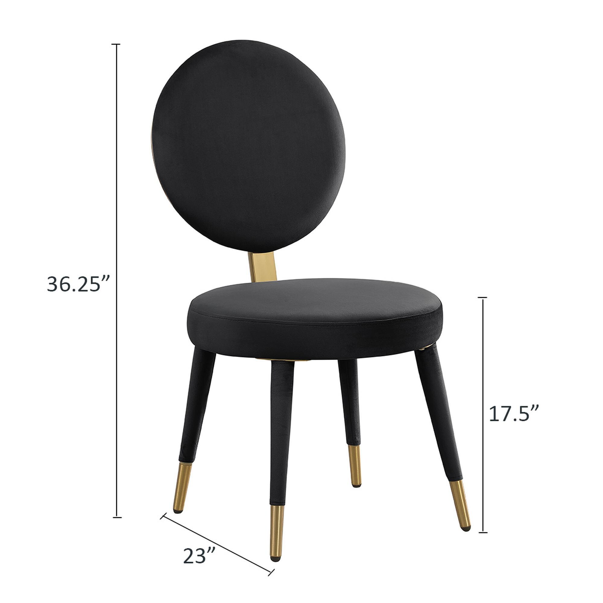 FARATI D2003DC-BLACK Dining-Chairs - View #3