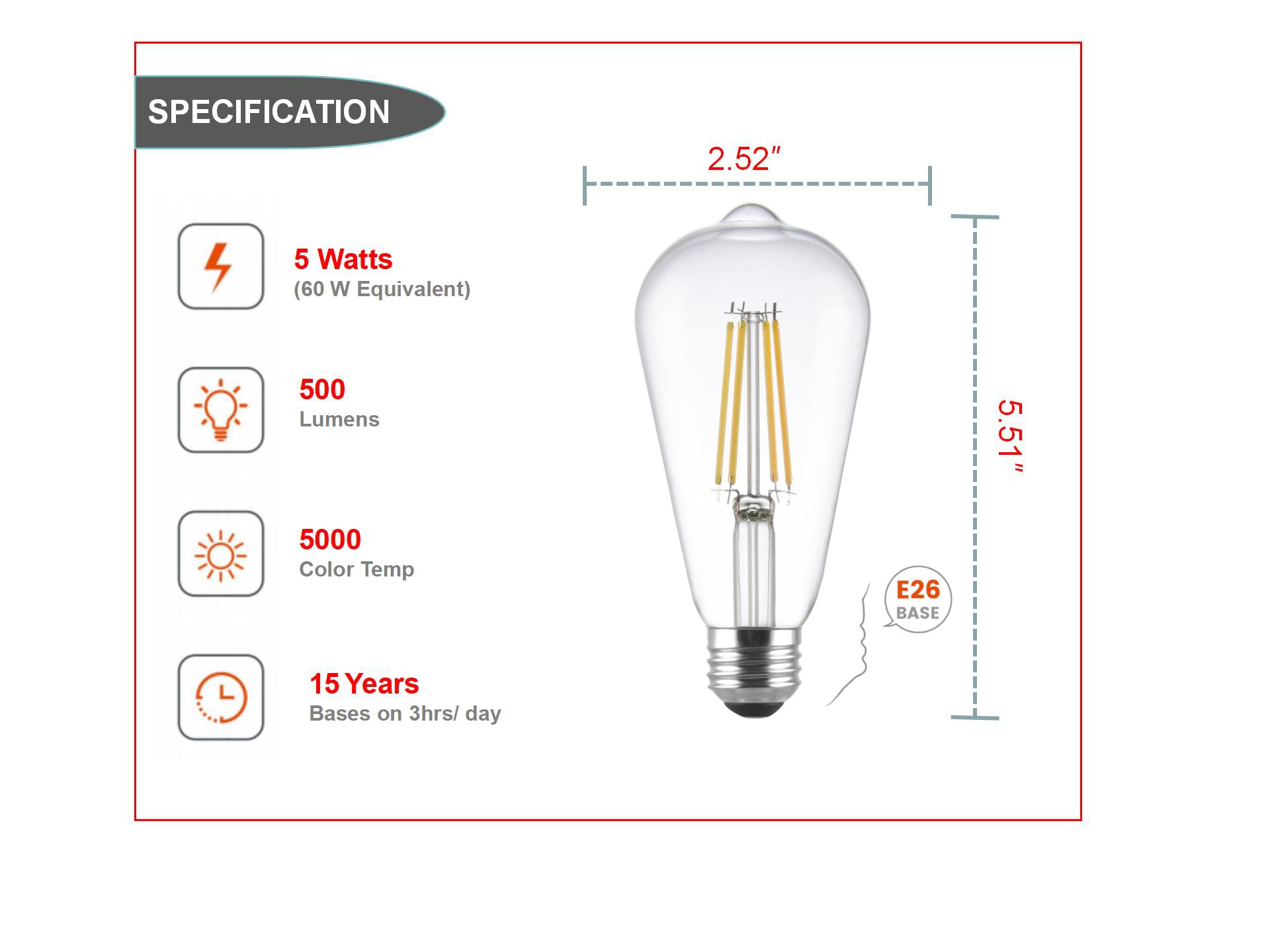 Utilitech 3ST19DG5WCL50K3P Led-Lights - View #4