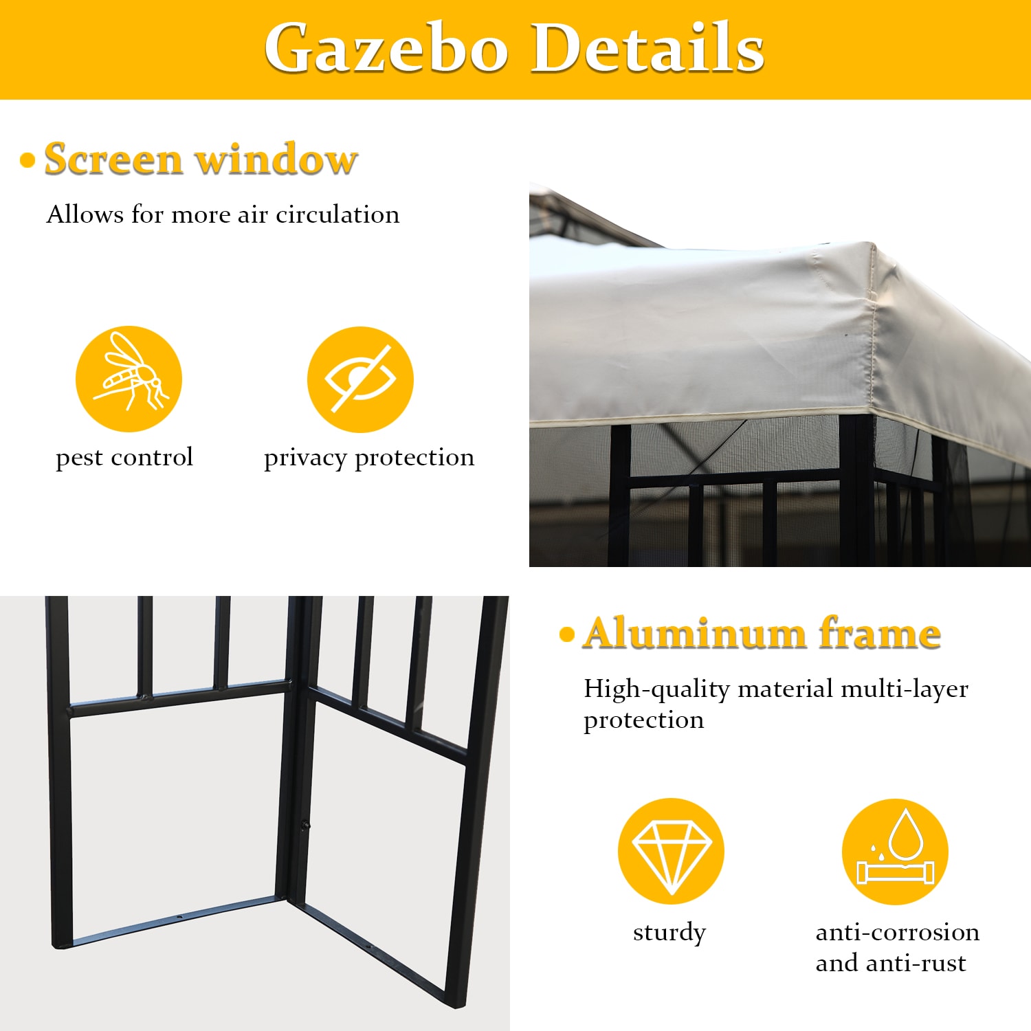 BANSA ROSE BLZY041716 Wood-Resin-Gazebos - View #4