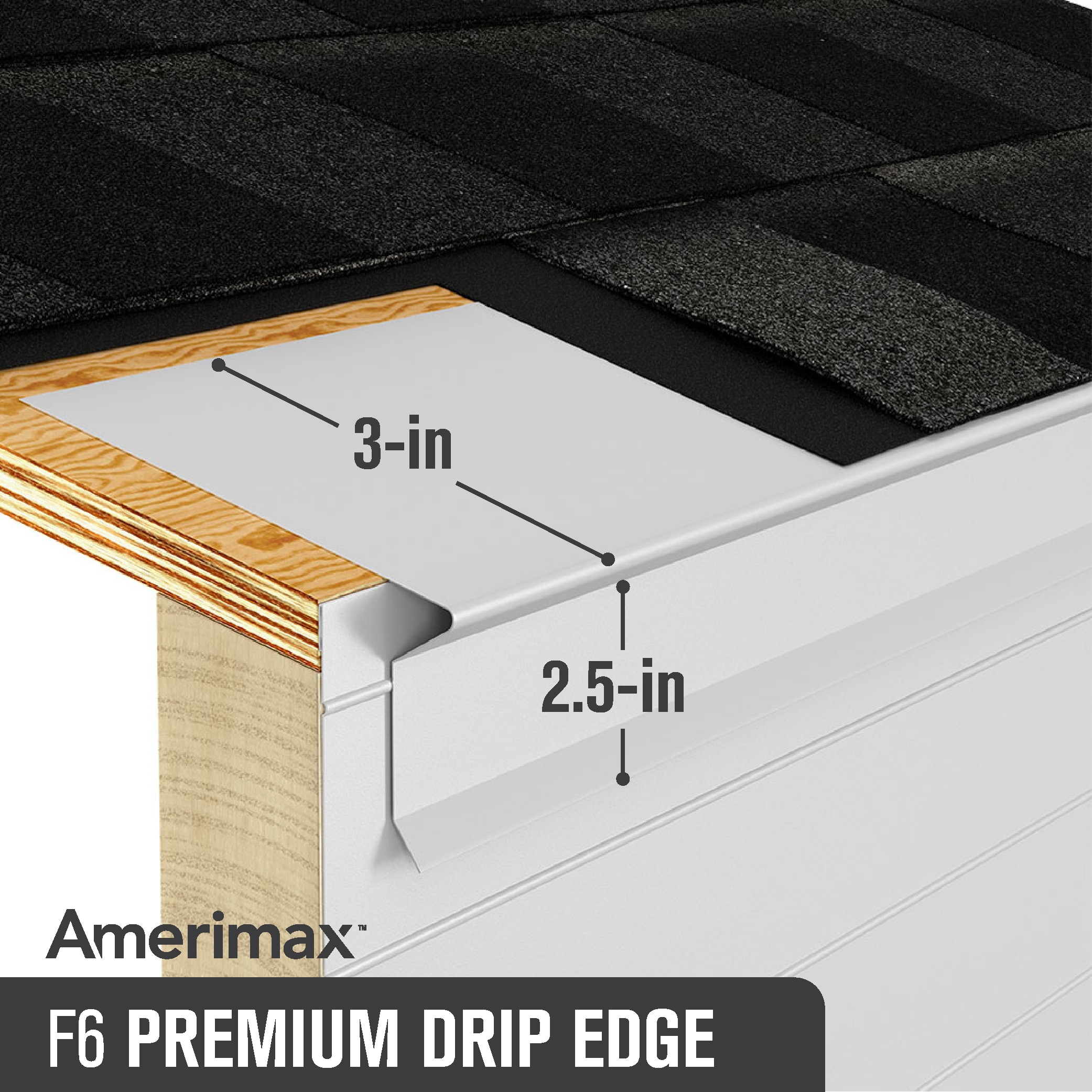 Amerimax ED26BK50112AHP Drip-Edges - View #3