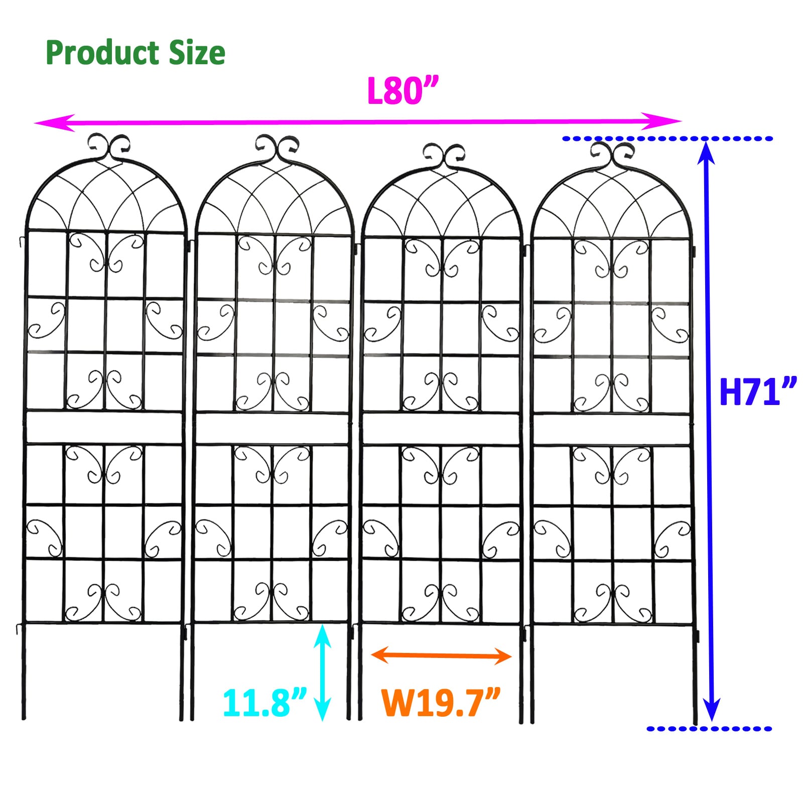 ToolCat NGG29-4-TTX Garden-Trellis - View #4