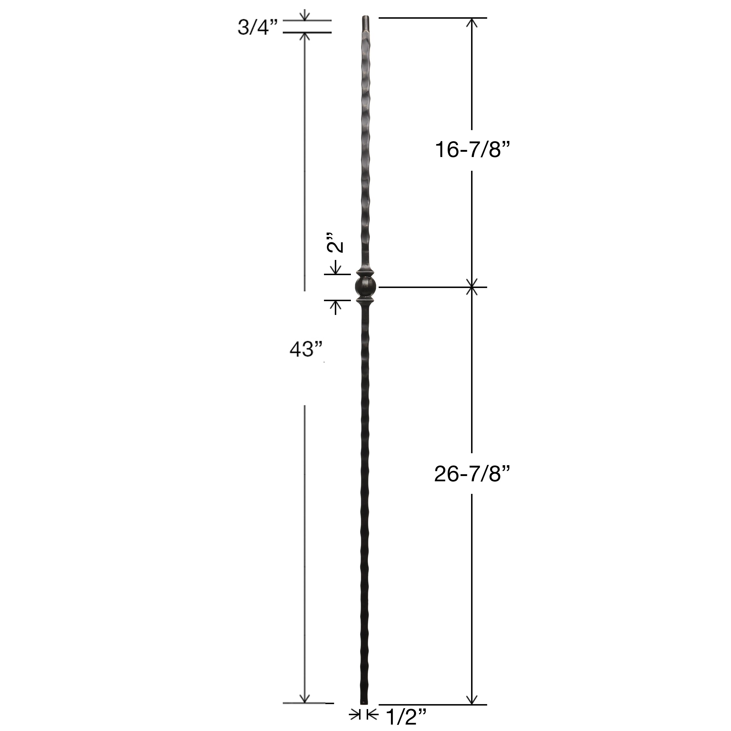 RELIABILT WGT31RB Interior-Stairpart-Balusters - View #5