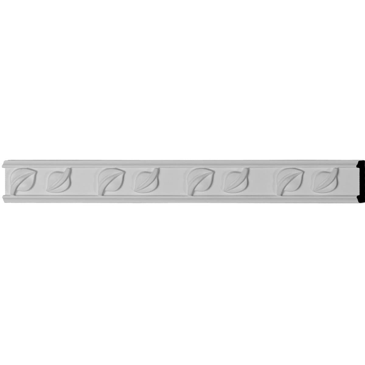 Gray Polyurethane Simple Leaf Panel Moulding 94.5"