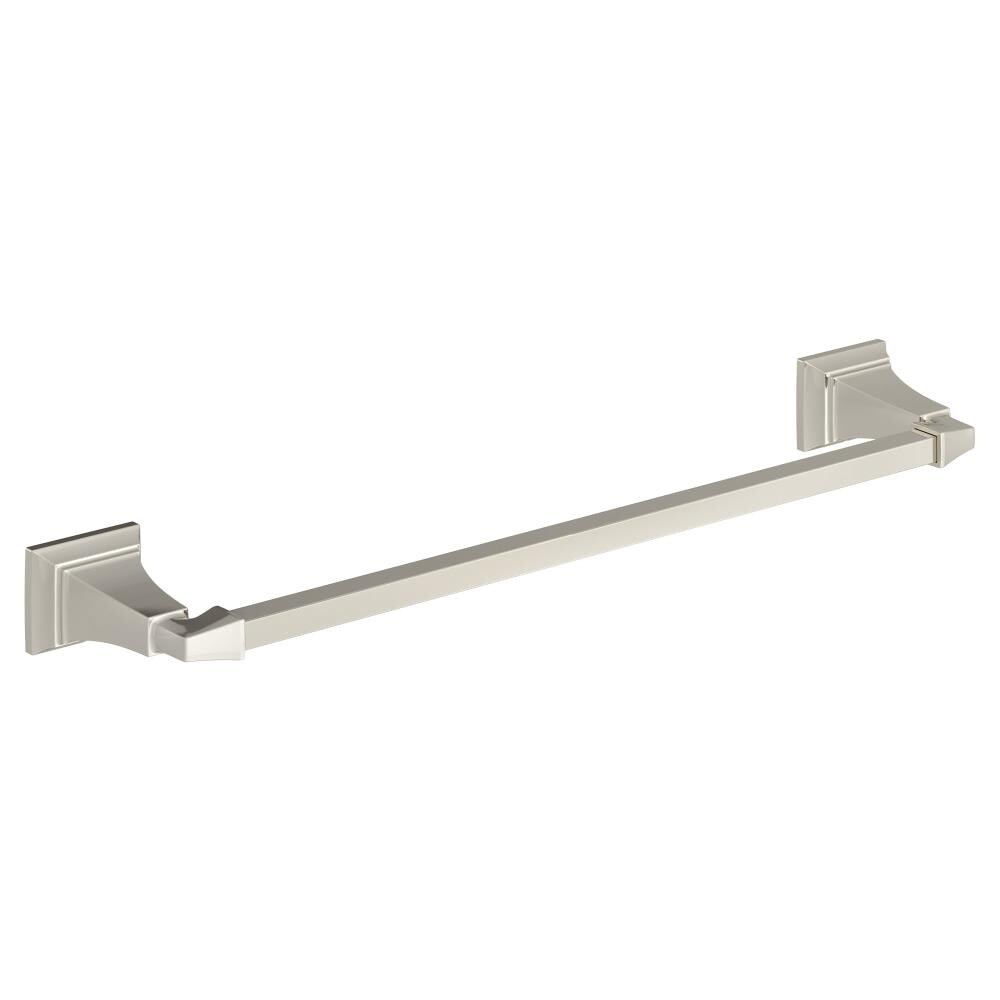 American Standard 7455024.013 Town Square S 24-in Polished Nickel Wall mount Single Towel Bar