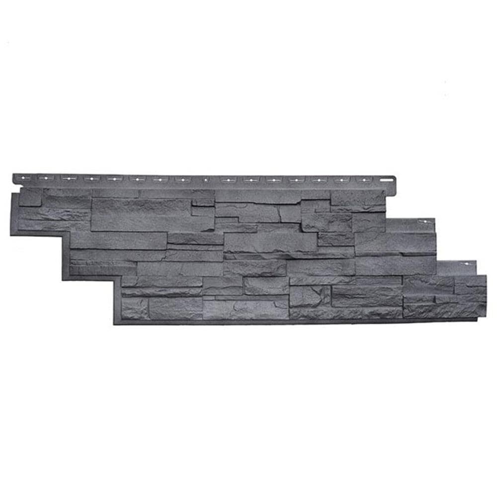 Novik 100540006 Dry Stack Stone 25 Square feet Anthracite Faux stone veneer