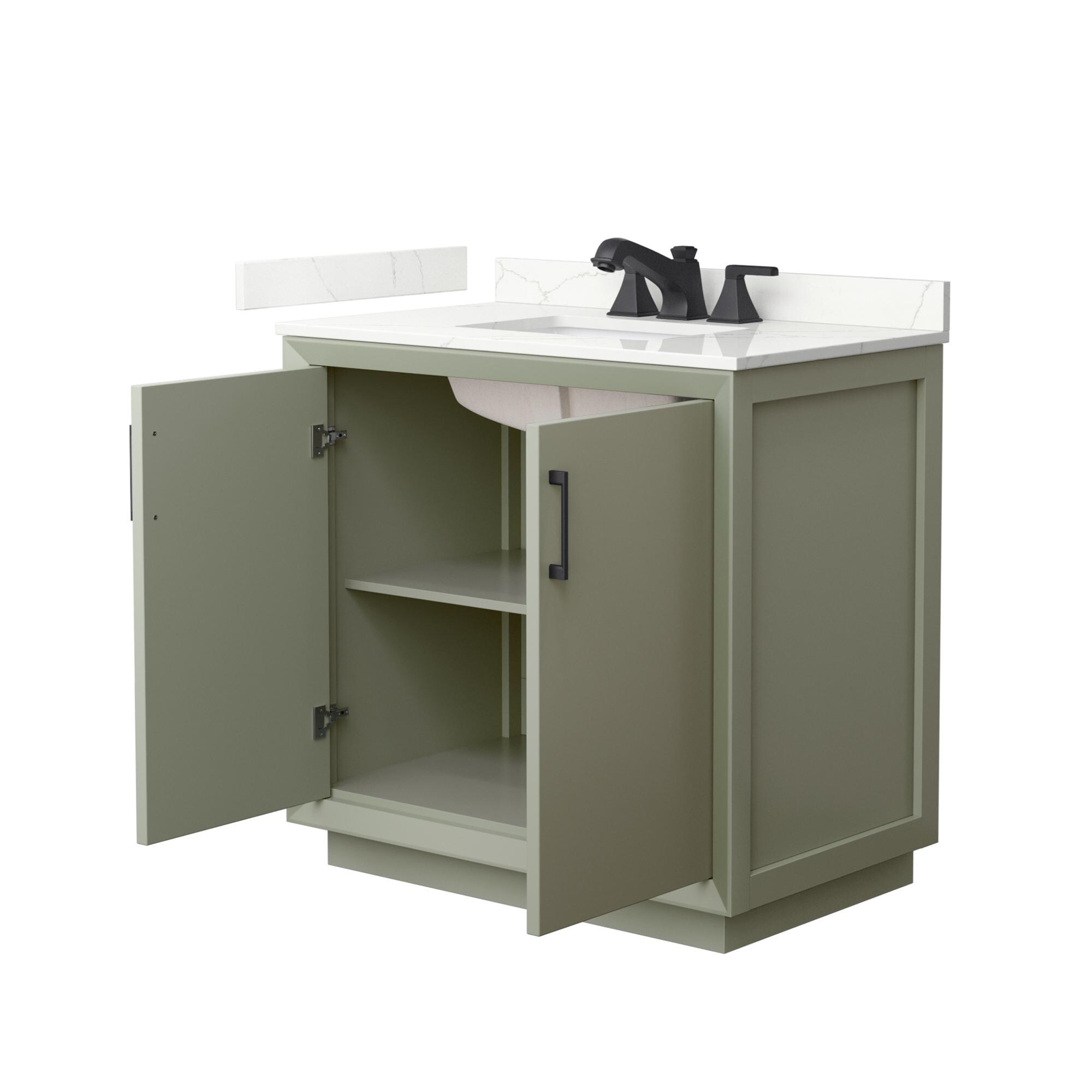 Wyndham Collection WCF414136SLBGTUS3MXX Bath-Vanity-Combo - View #2