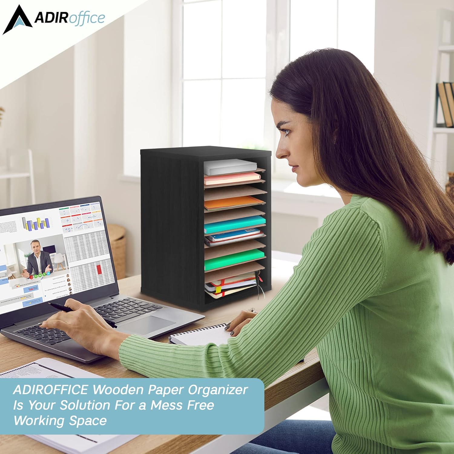 AdirOffice 500-11-BLK Desktop-Organizers - View #3