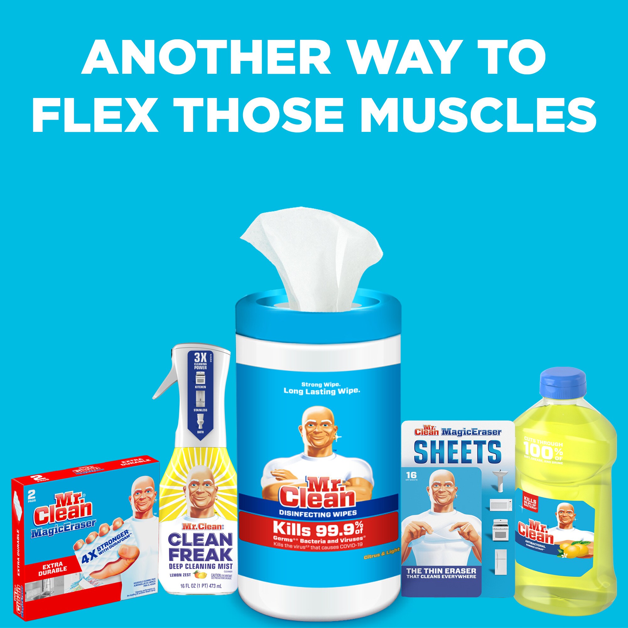 Mr. Clean Reusable Wipes - Shop Cleaning Cloths & Dusters at H-E-B