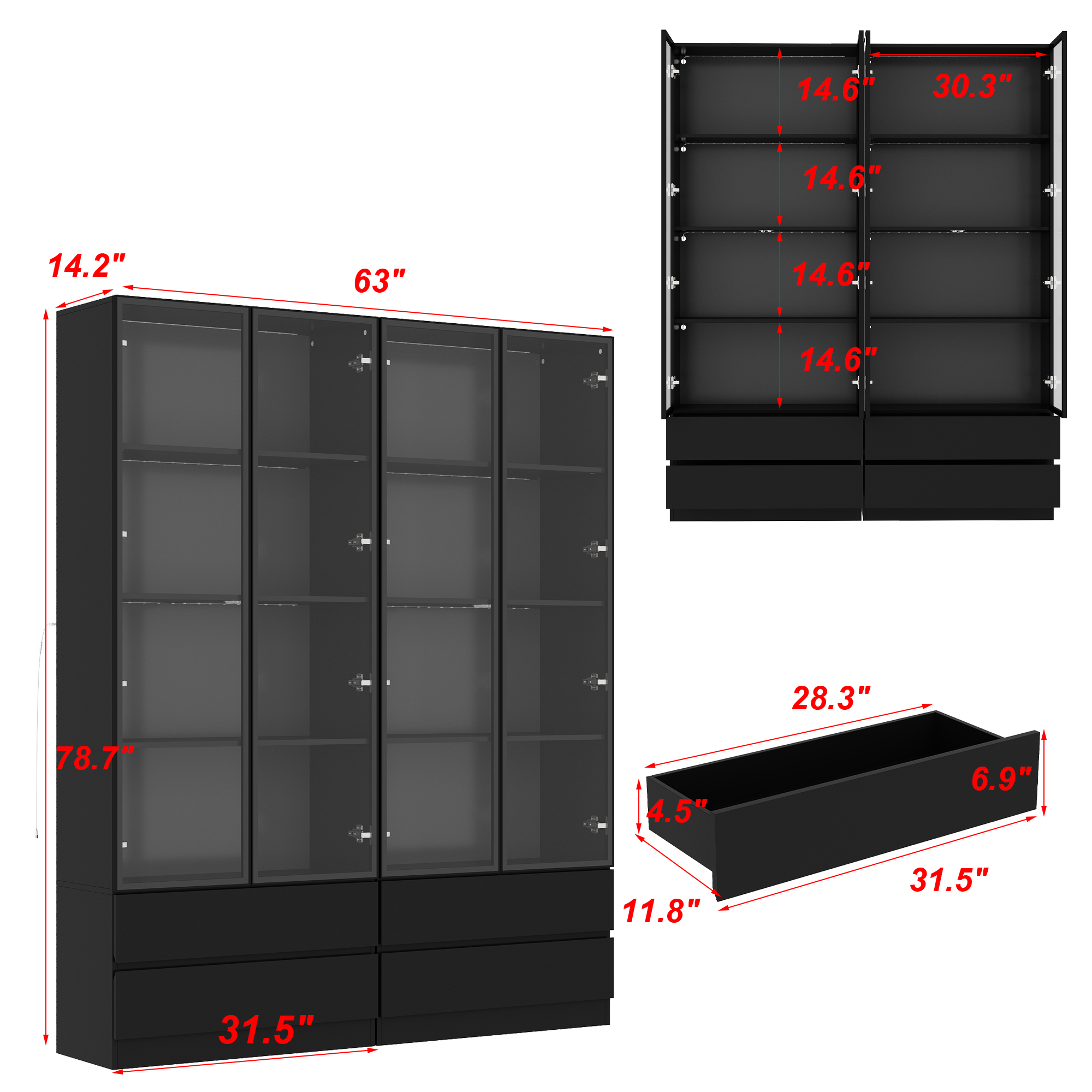 FUFU&GAGA KF020375+375 bookcases - View #13