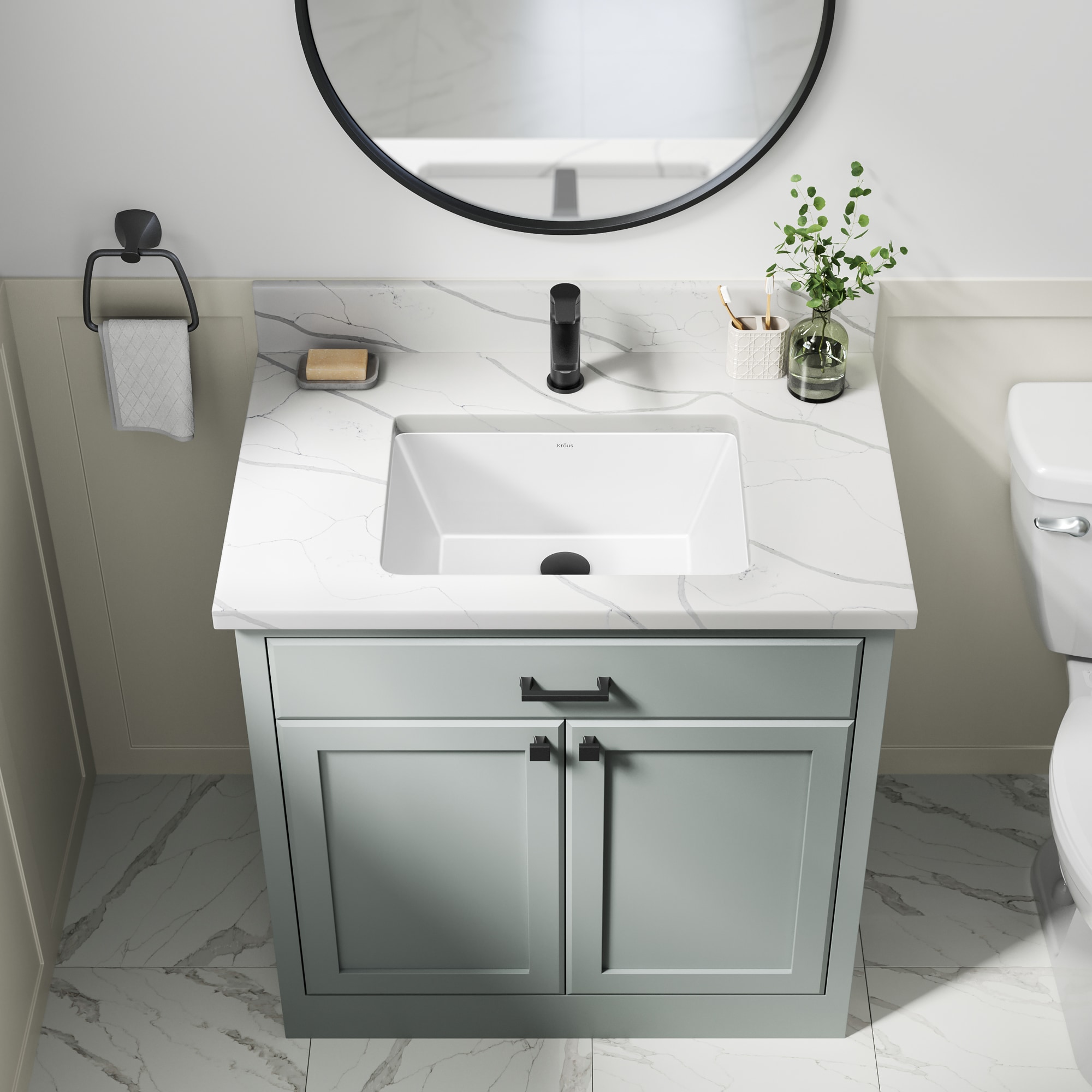 Kraus KCU-244 Bath-Sink - View #12