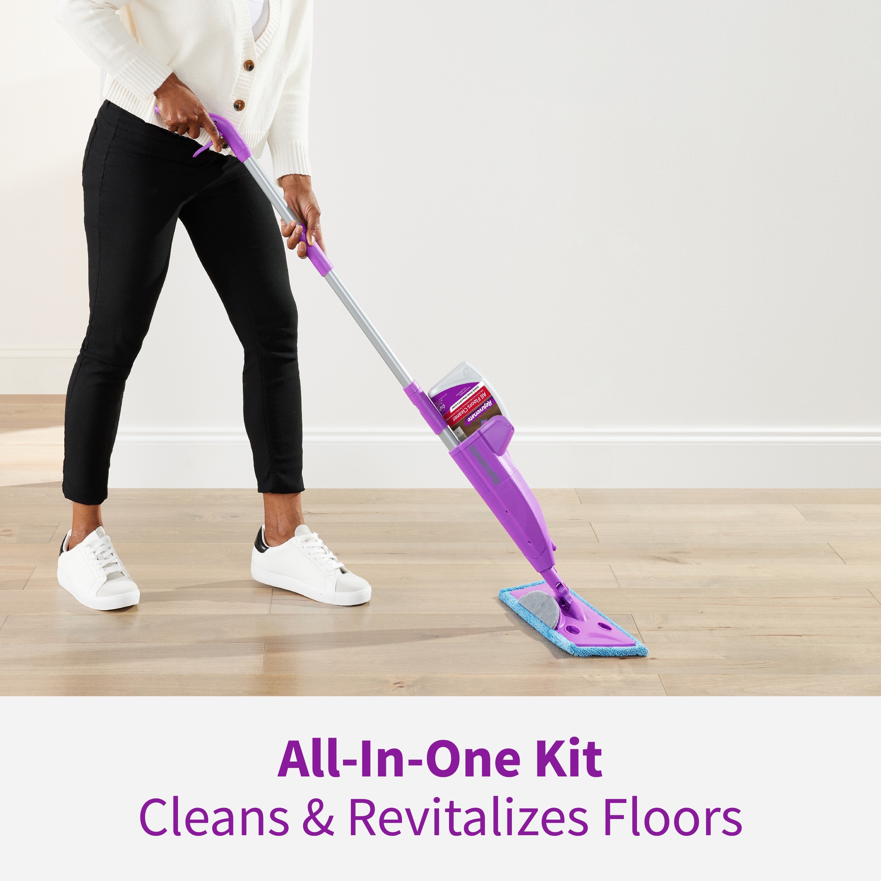 Rejuvenate Click N Clean Single Nozzle 32-fl oz Spray Mop HG-R00293-1 ...