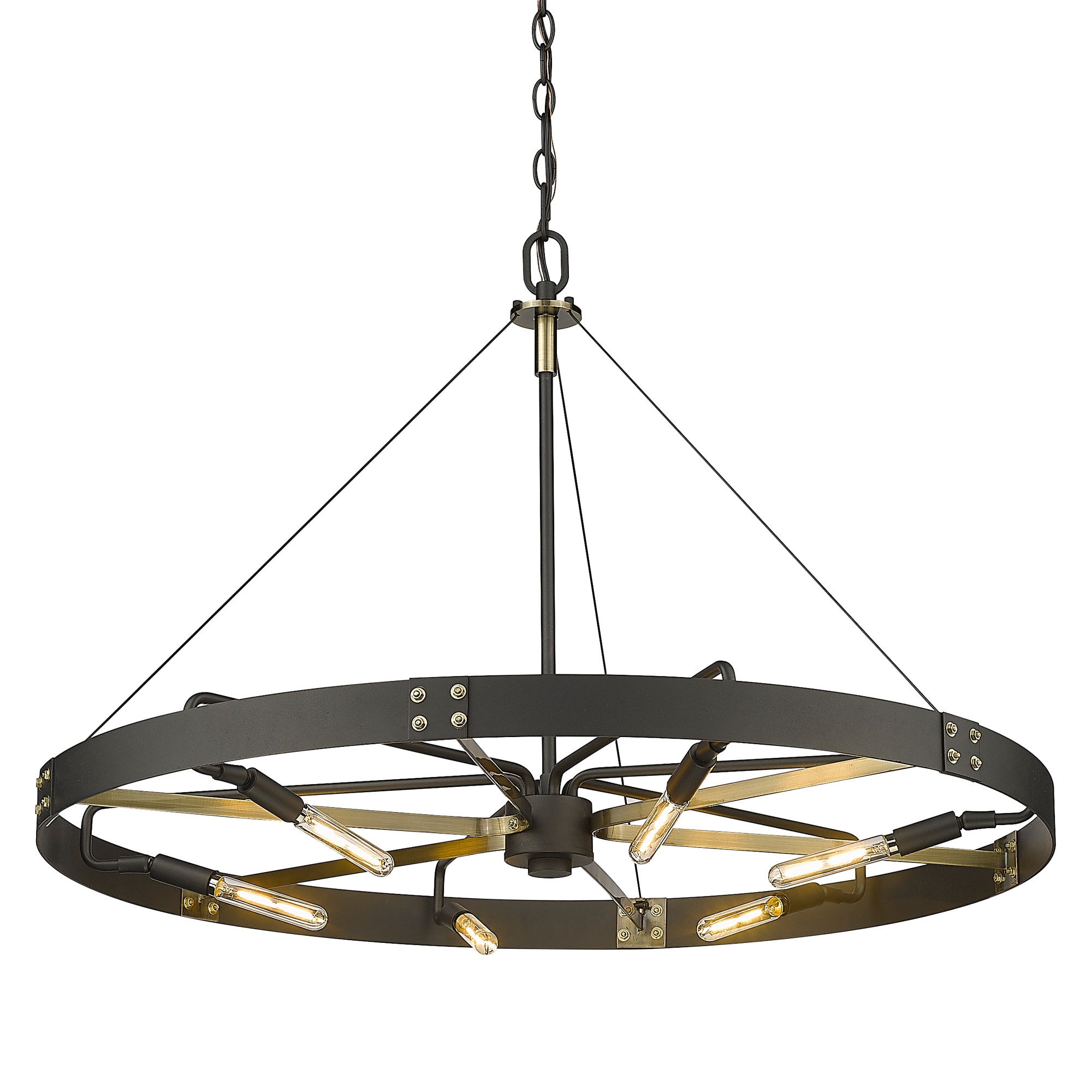 Golden Lighting 3866-L NB-AB Pendant-Lights - View #3