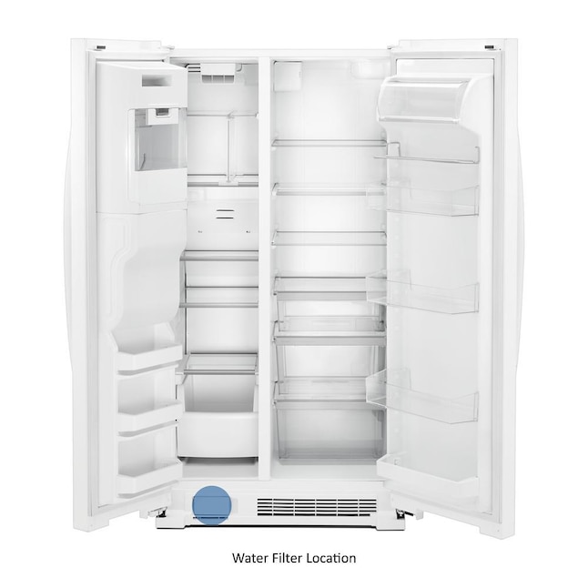Whirlpool 24 5 Cu Ft Side By, Whirlpool Refrigerator Shelves Dishwasher Safe