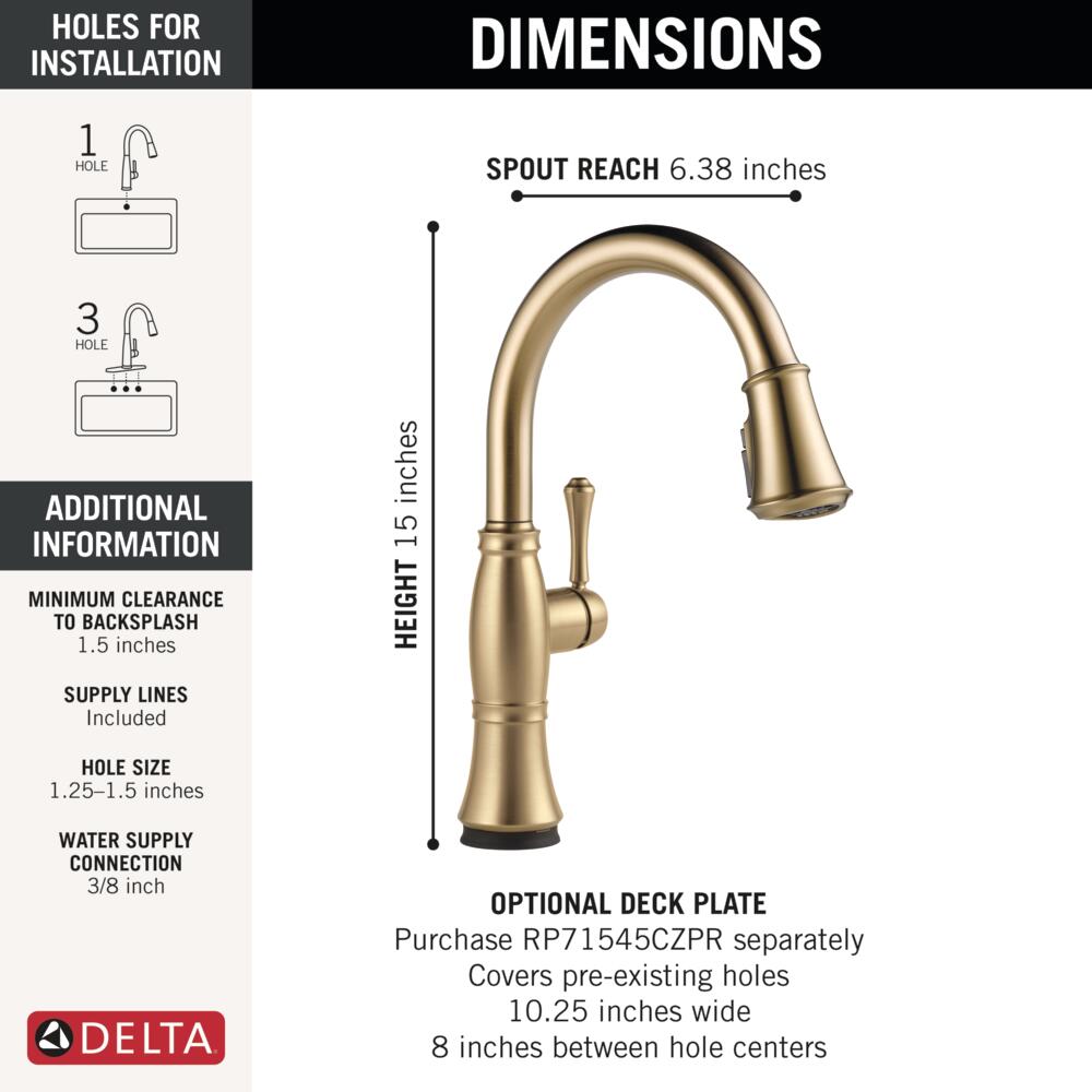 Delta 9197TL-CZ-PR-DST Kitchen-Faucets - View #6