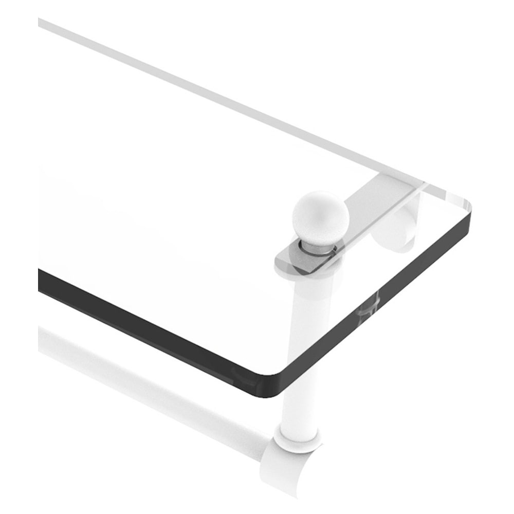 Allied Brass PR-1/22TB-WHM Bathroom-Shelves - View #2