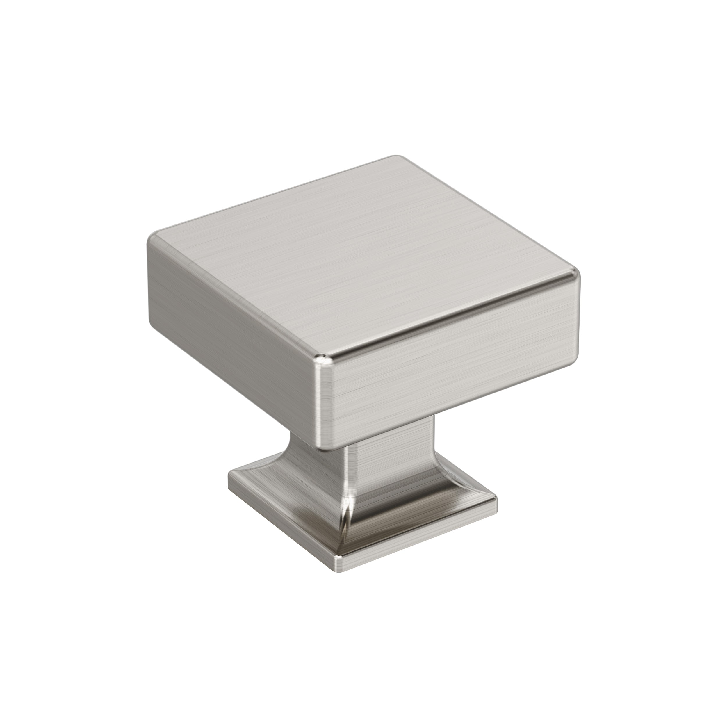 Amerock BP37440G10 Lintel 1-1/4-in Satin Nickel Square Transitional Cabinet Knob