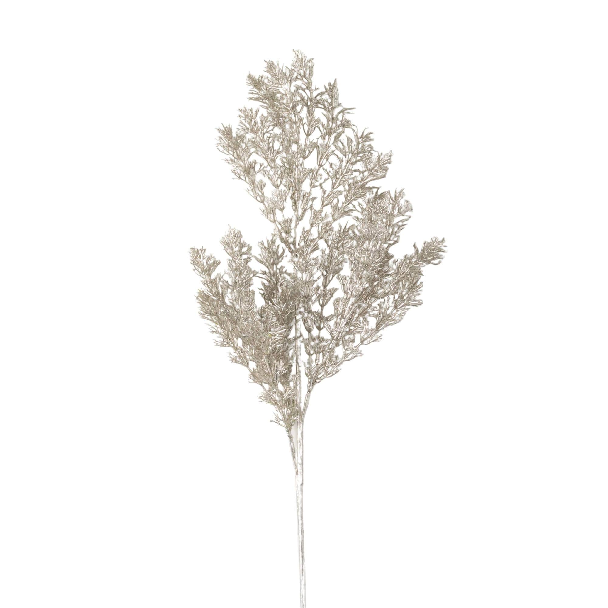 Sullivans SP1274 SI Silver Pine needle Spray Christmas Tree Pick