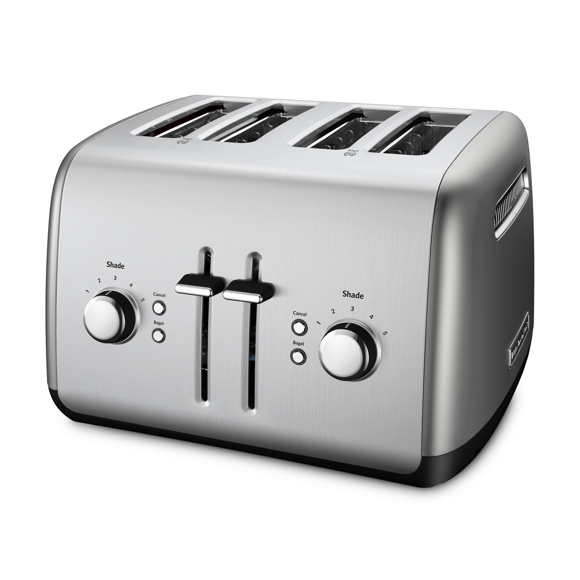  Swan Nordic Toaster 4 Slice with Extra Wide Slots for Bagels,  Waffles, Breads, Cancel, Defrost and Bagel Function, 6 Brown Settings,  Slate Grey (ST14620GRYN): Home & Kitchen