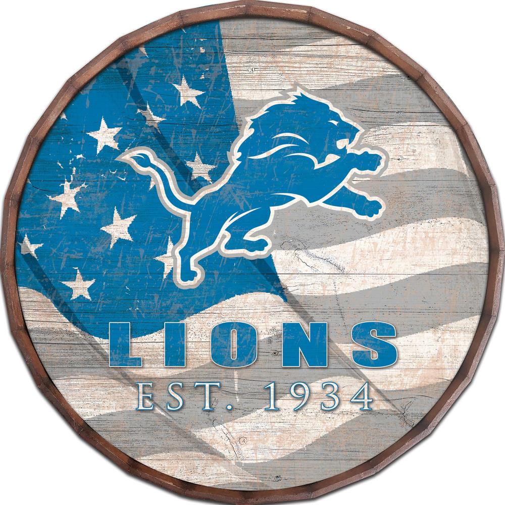 Fan Creations Detroit Lions 24-in H x 24-in W Sports Print in the